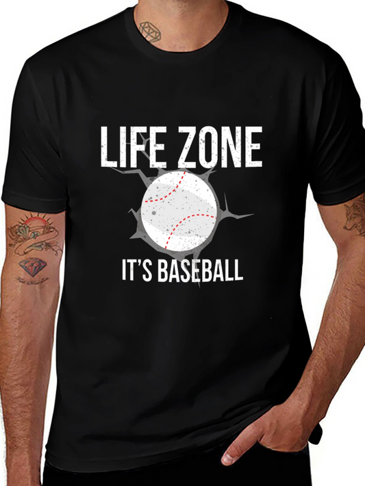 Life Zone Its Baseball Graphic Tee
