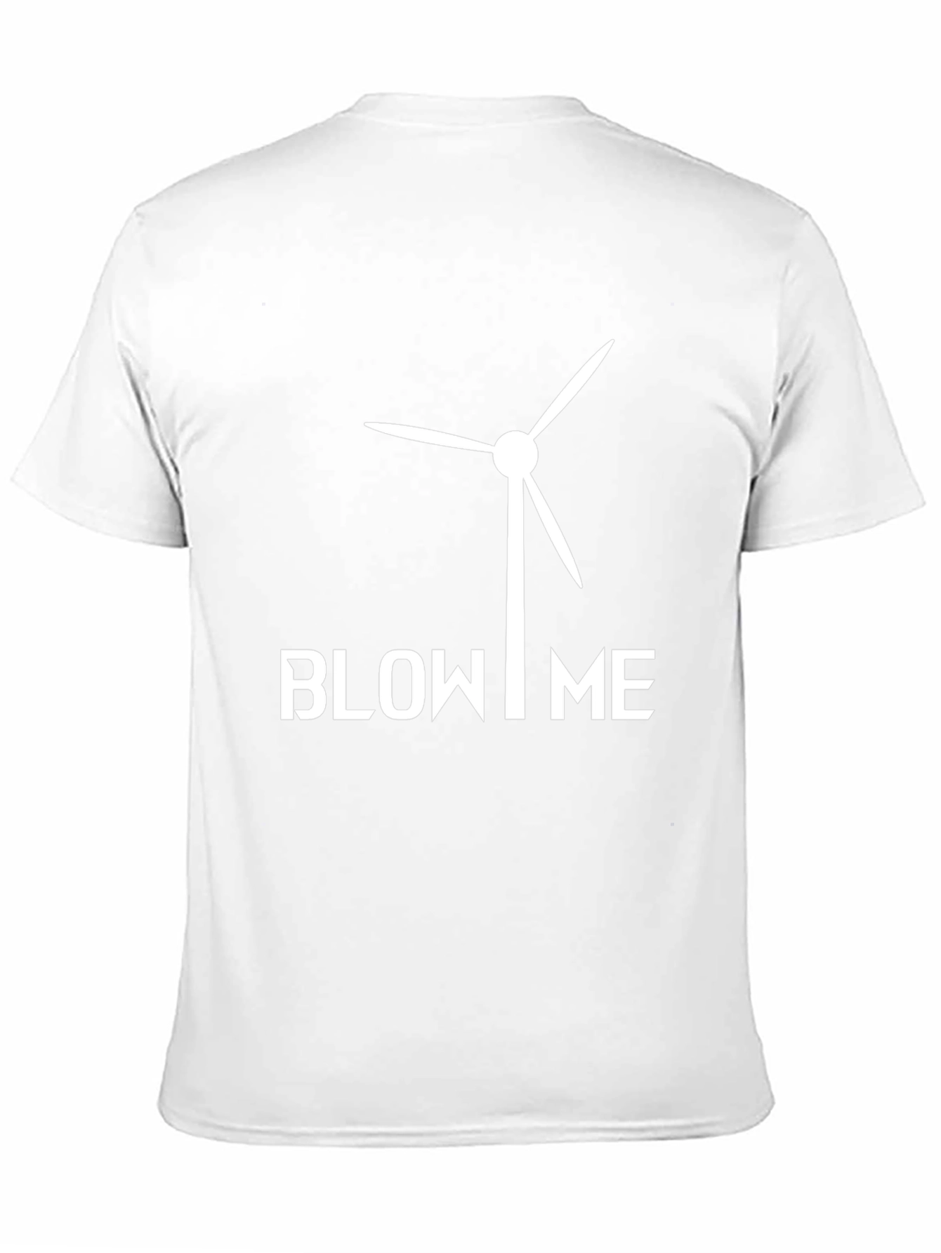 Funny Wind Turbine Blow Me Graphic T-Shirt