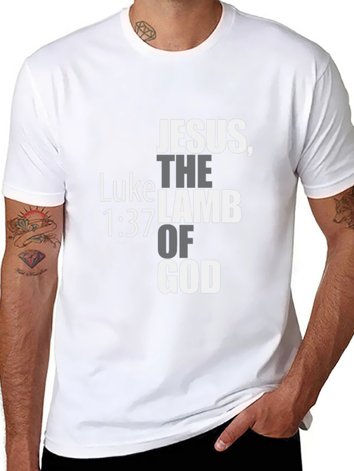 Jesus the Lamb of God T-Shirt Christian Faith Tee