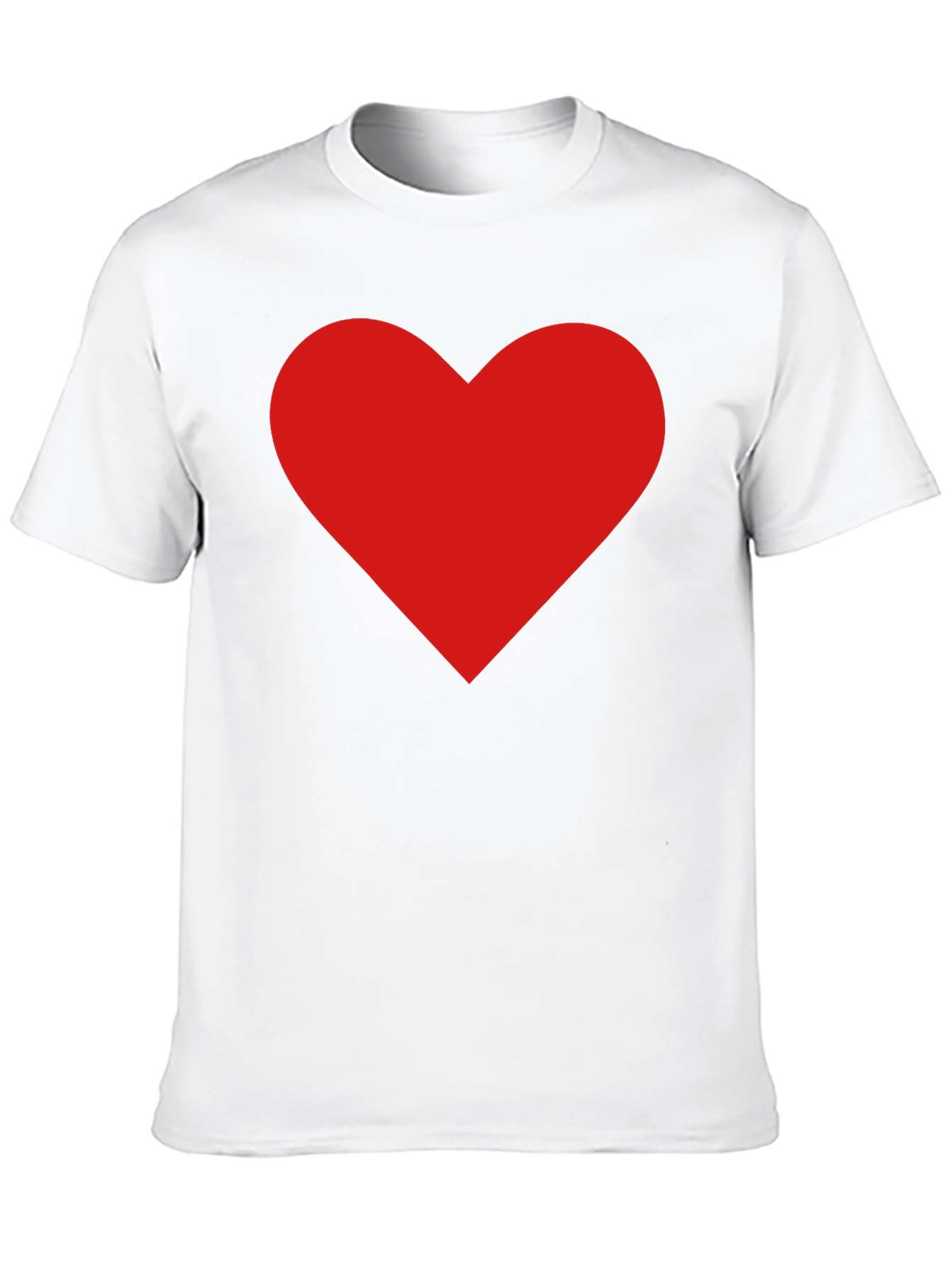Heart Graphic Black T-Shirt - Love & Casual Style