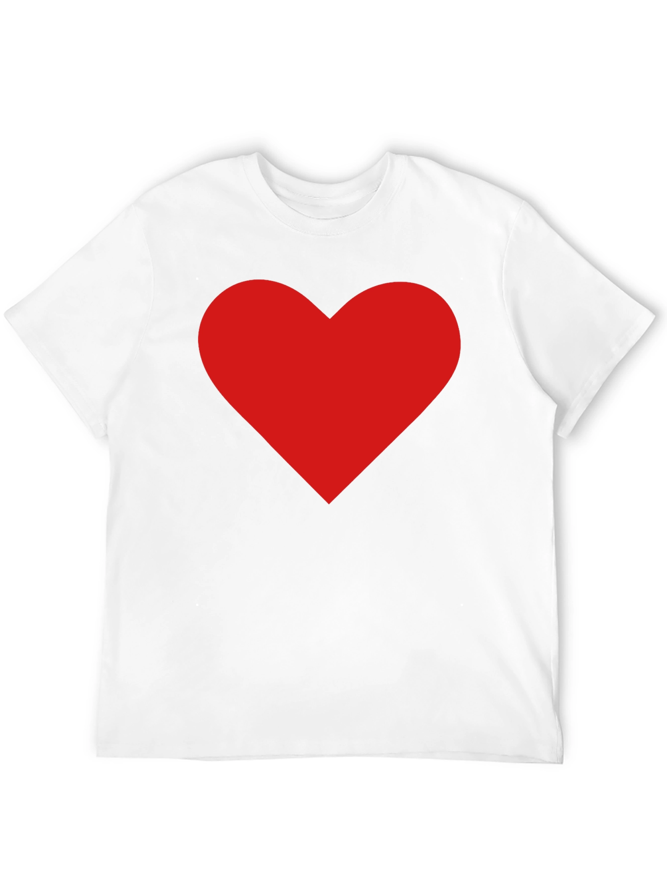 Heart Graphic Black T-Shirt - Love & Casual Style