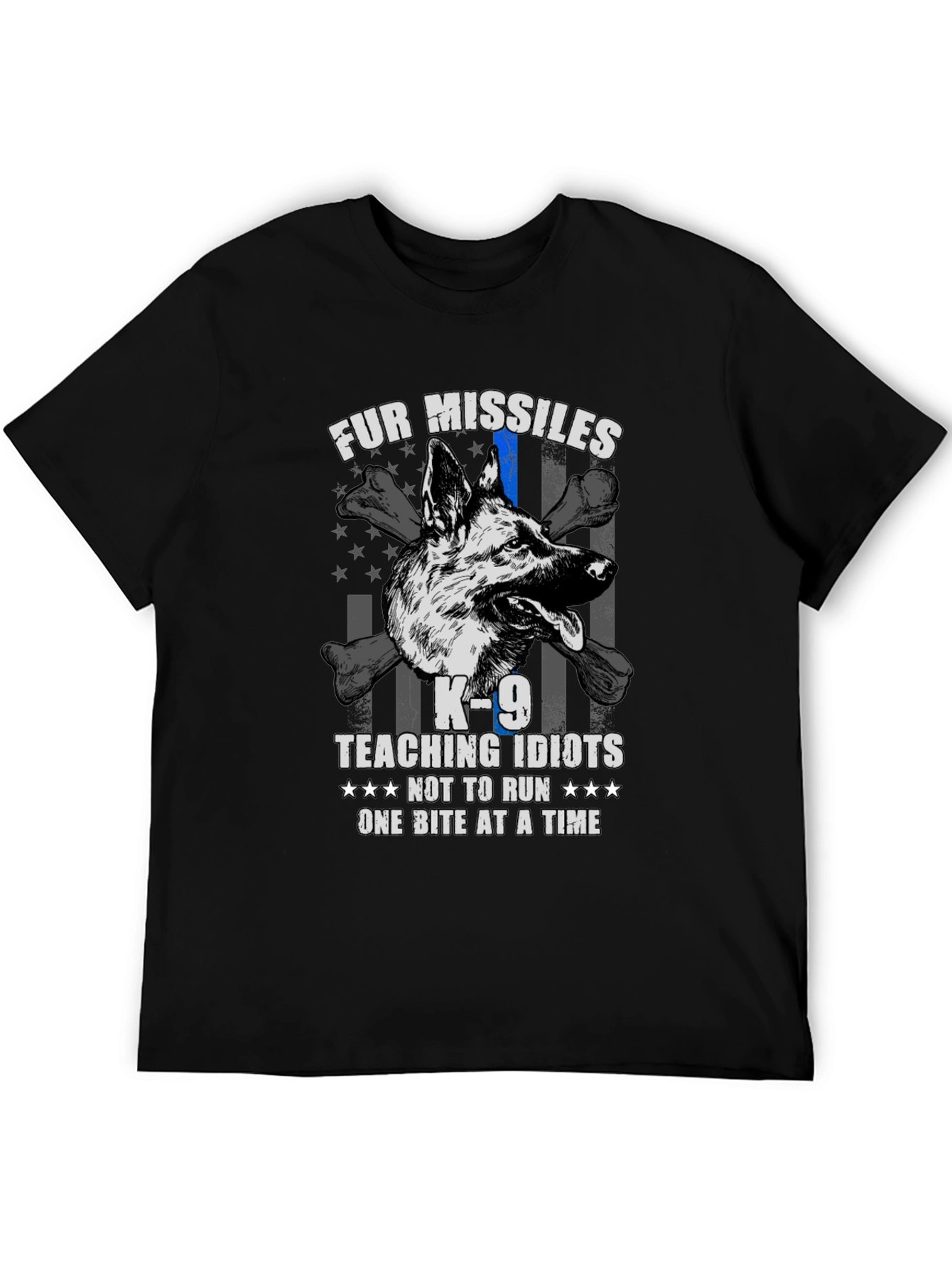 K-9 Unit Fur Missiles Graphic T-Shirt