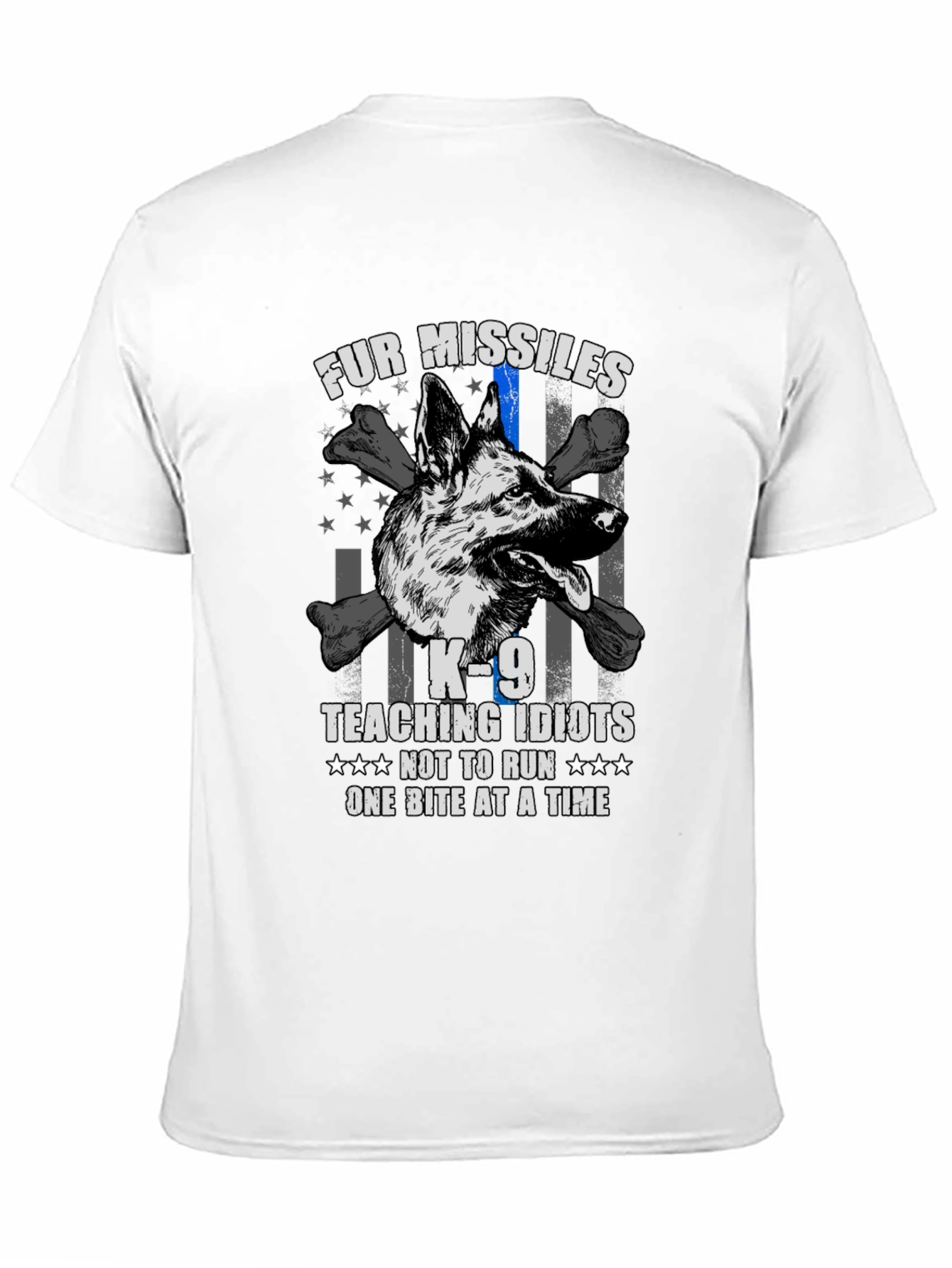 K-9 Unit Fur Missiles Graphic T-Shirt