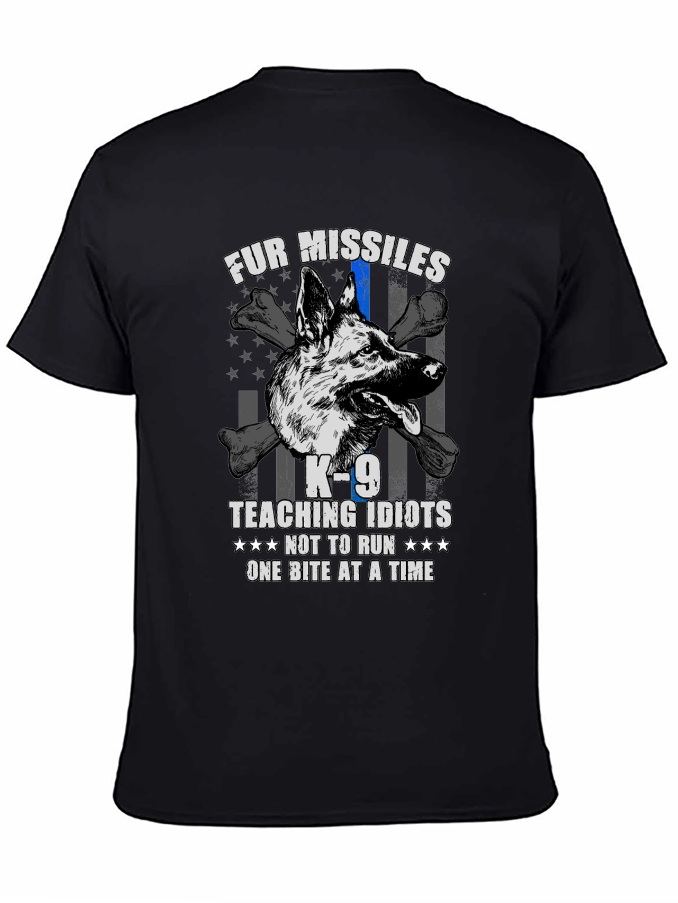 K-9 Unit Fur Missiles Graphic T-Shirt