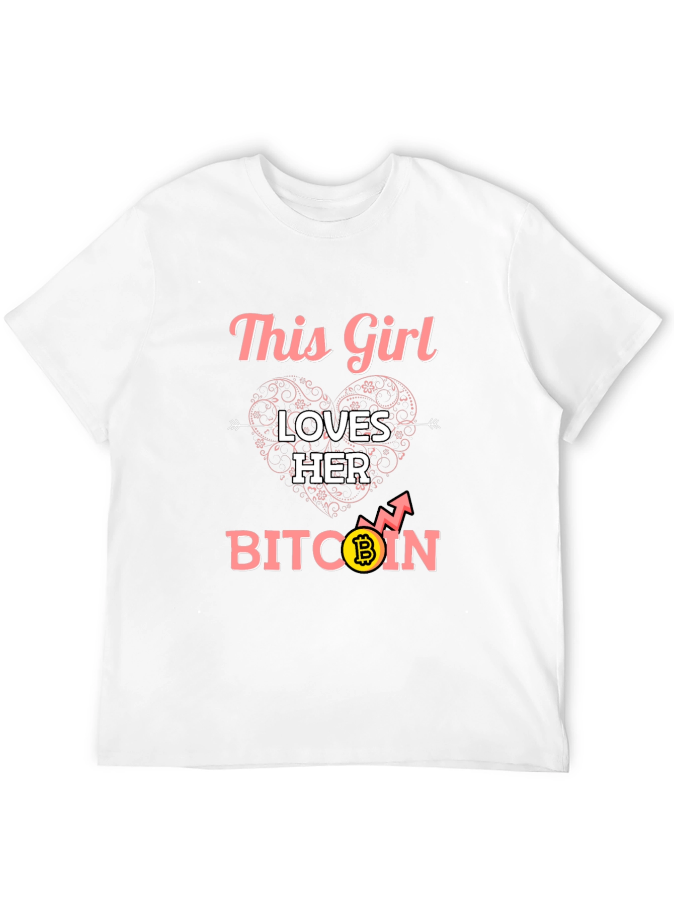 Bitcoin Lover Womens Black T-Shirt