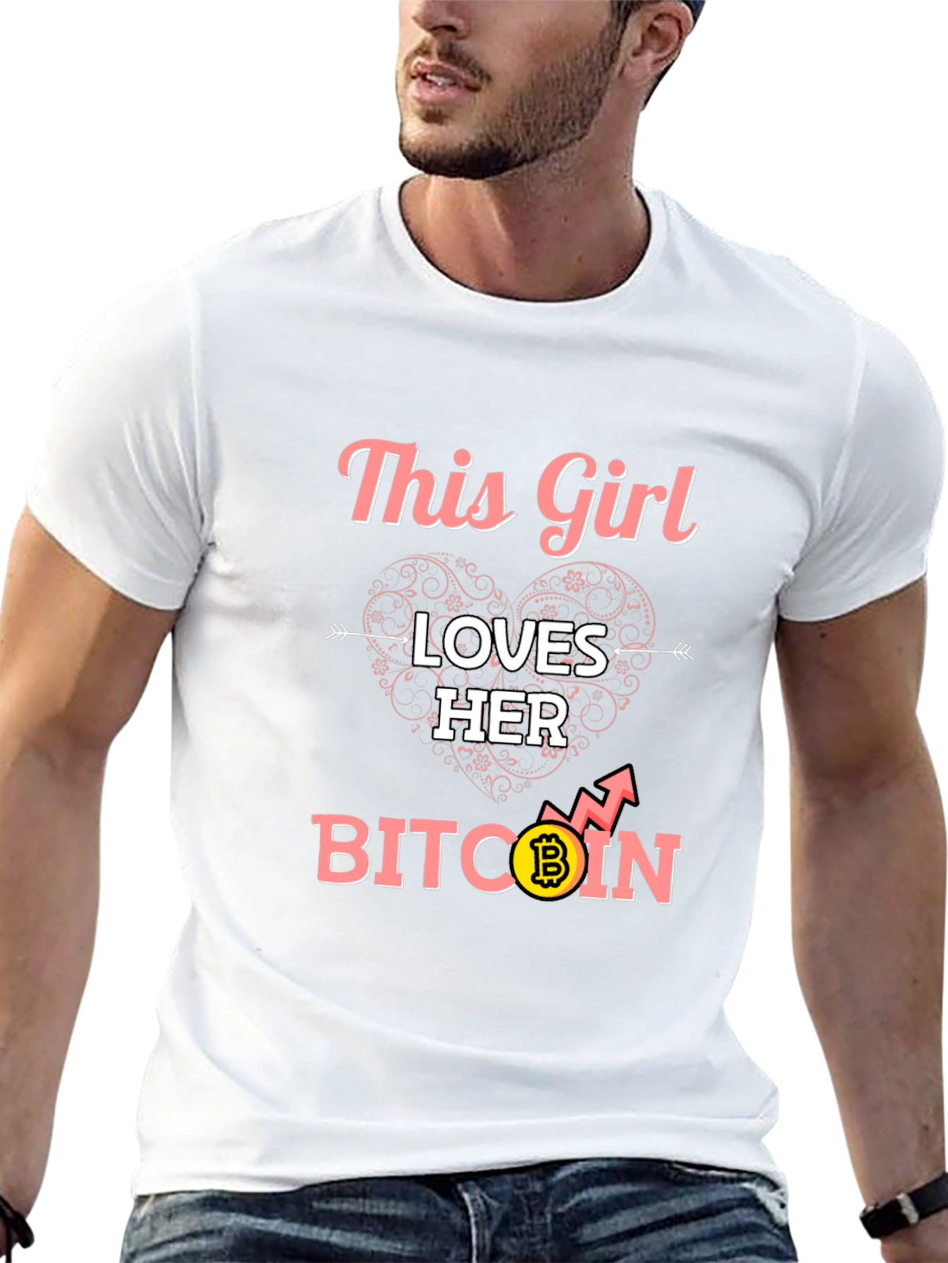 Bitcoin Lover Womens Black T-Shirt