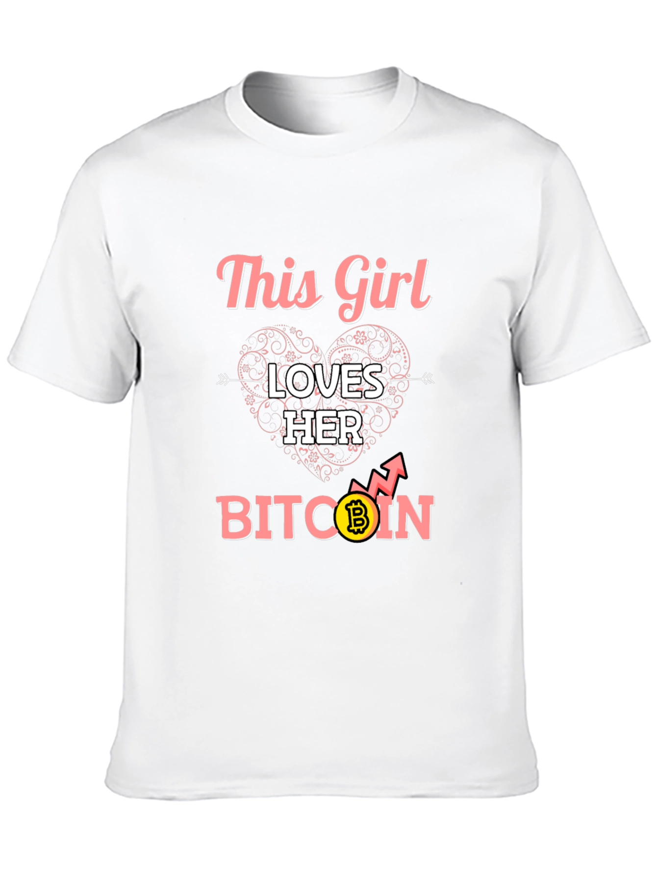 Bitcoin Lover Womens Black T-Shirt
