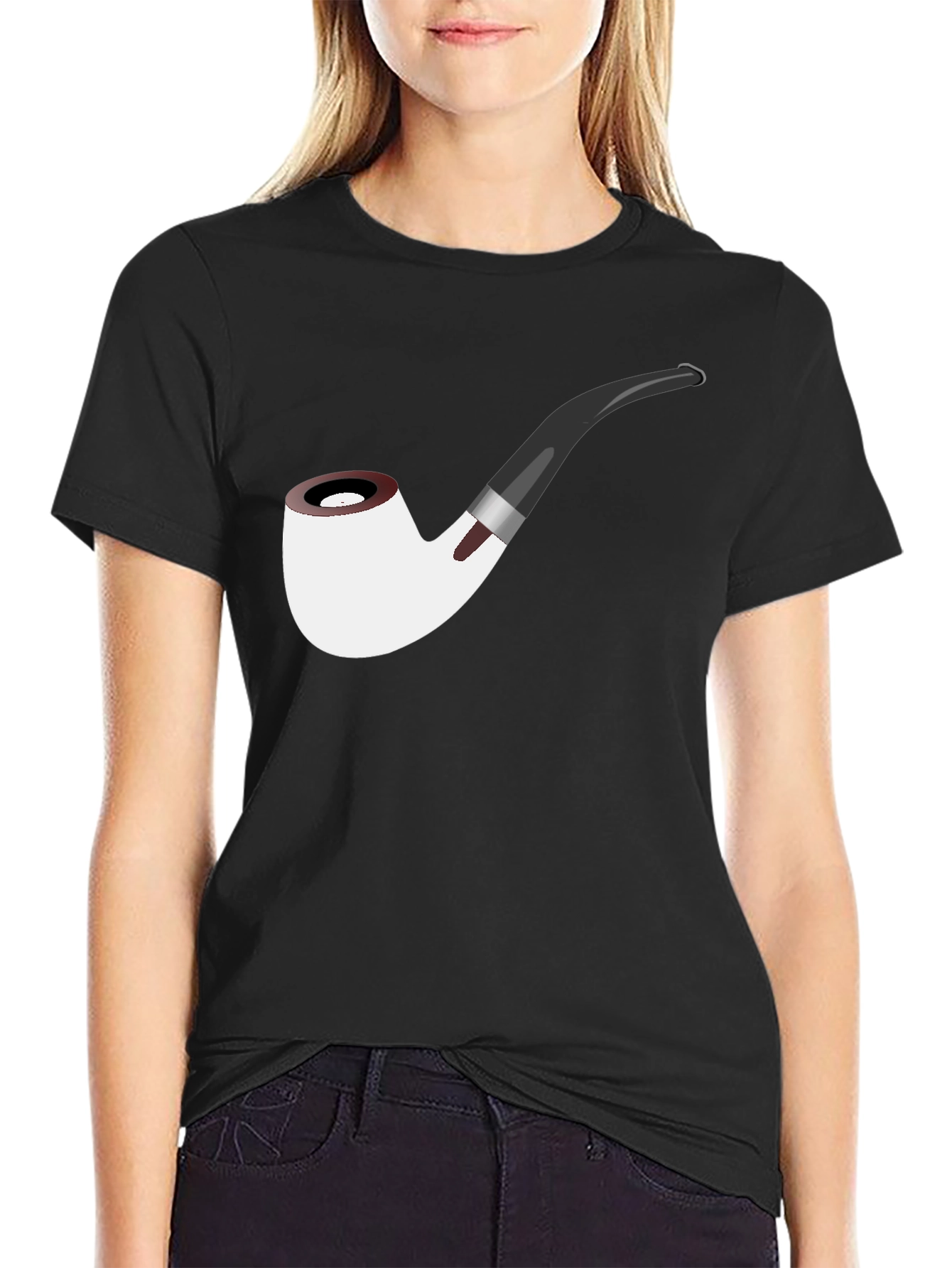 Smoking Pipe T-Shirt - Novelty Graphic Tee
