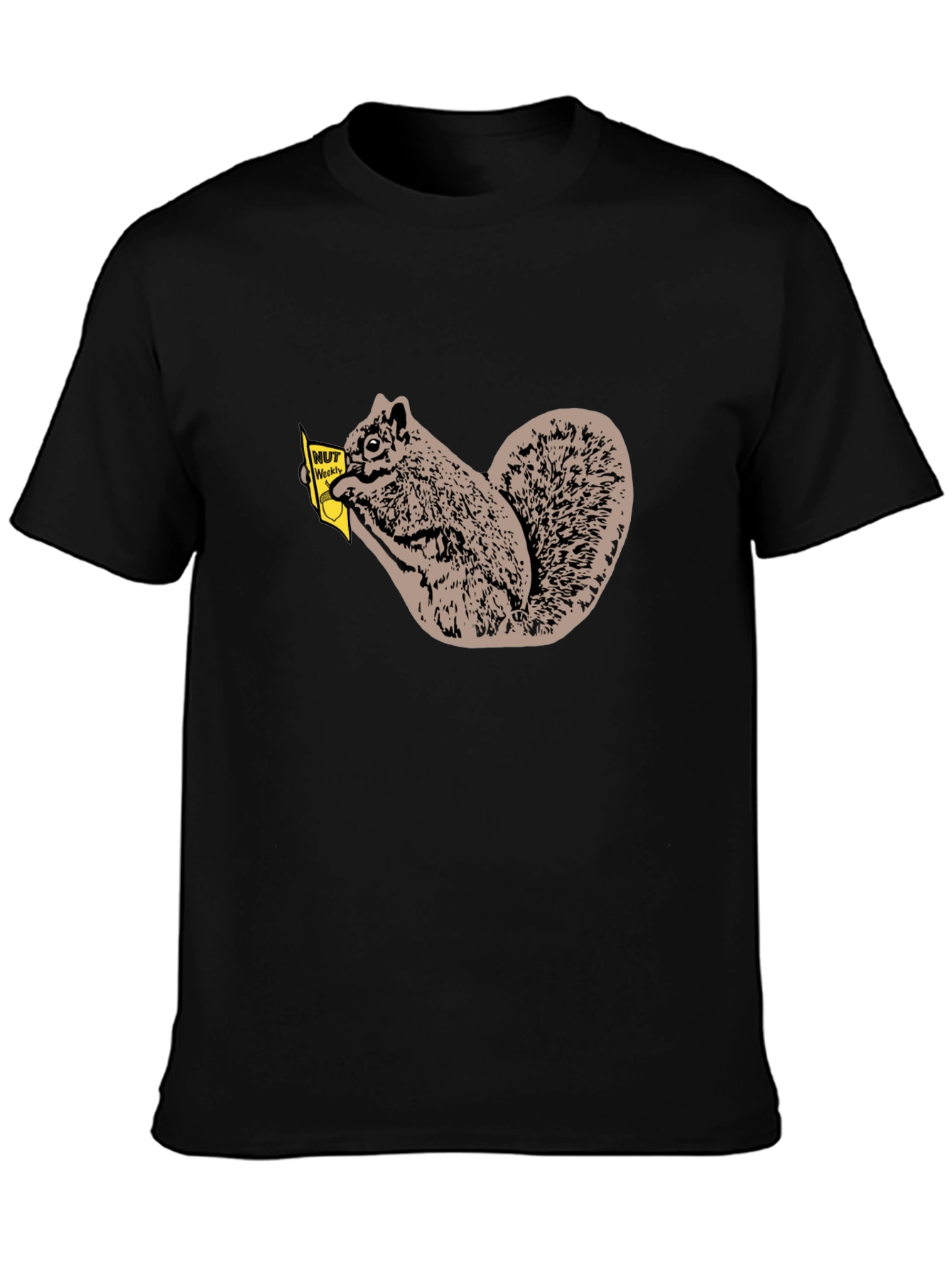 Nut Weekly Squirrel T-Shirt - Black