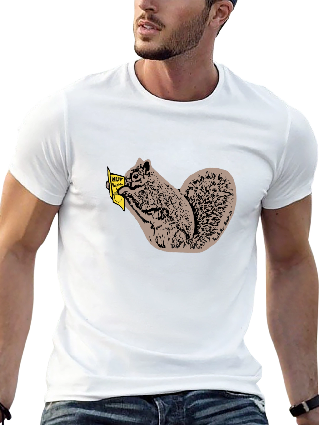 Nut Weekly Squirrel T-Shirt - Black