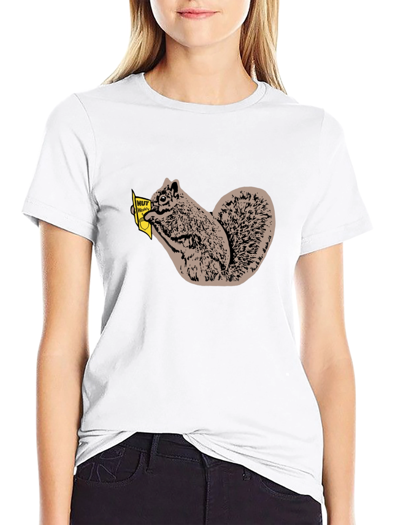 Nut Weekly Squirrel T-Shirt - Black