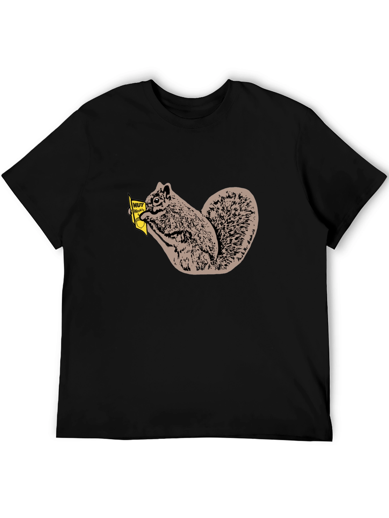 Nut Weekly Squirrel T-Shirt - Black