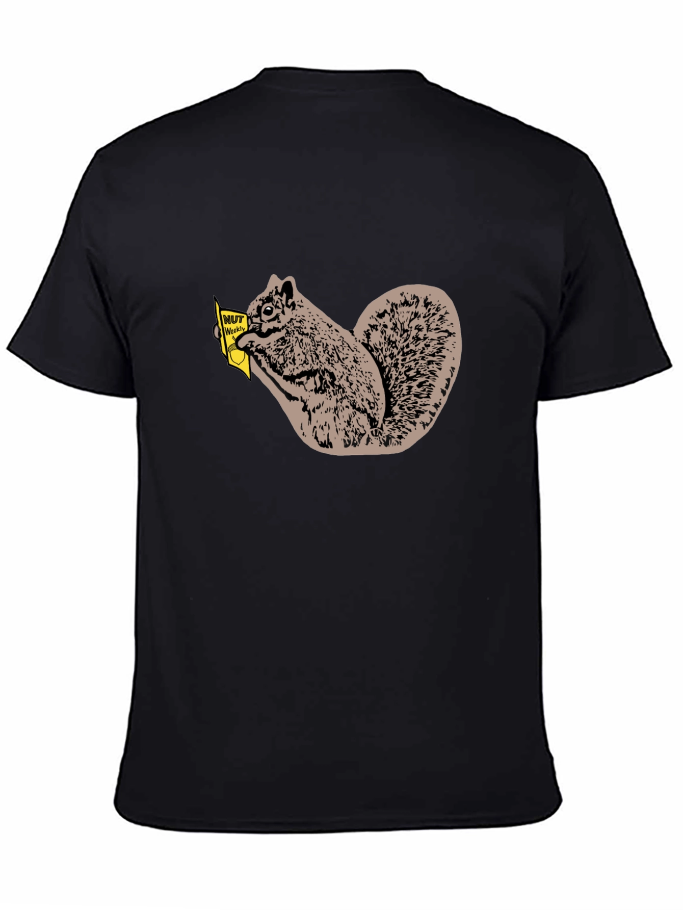 Nut Weekly Squirrel T-Shirt - Black