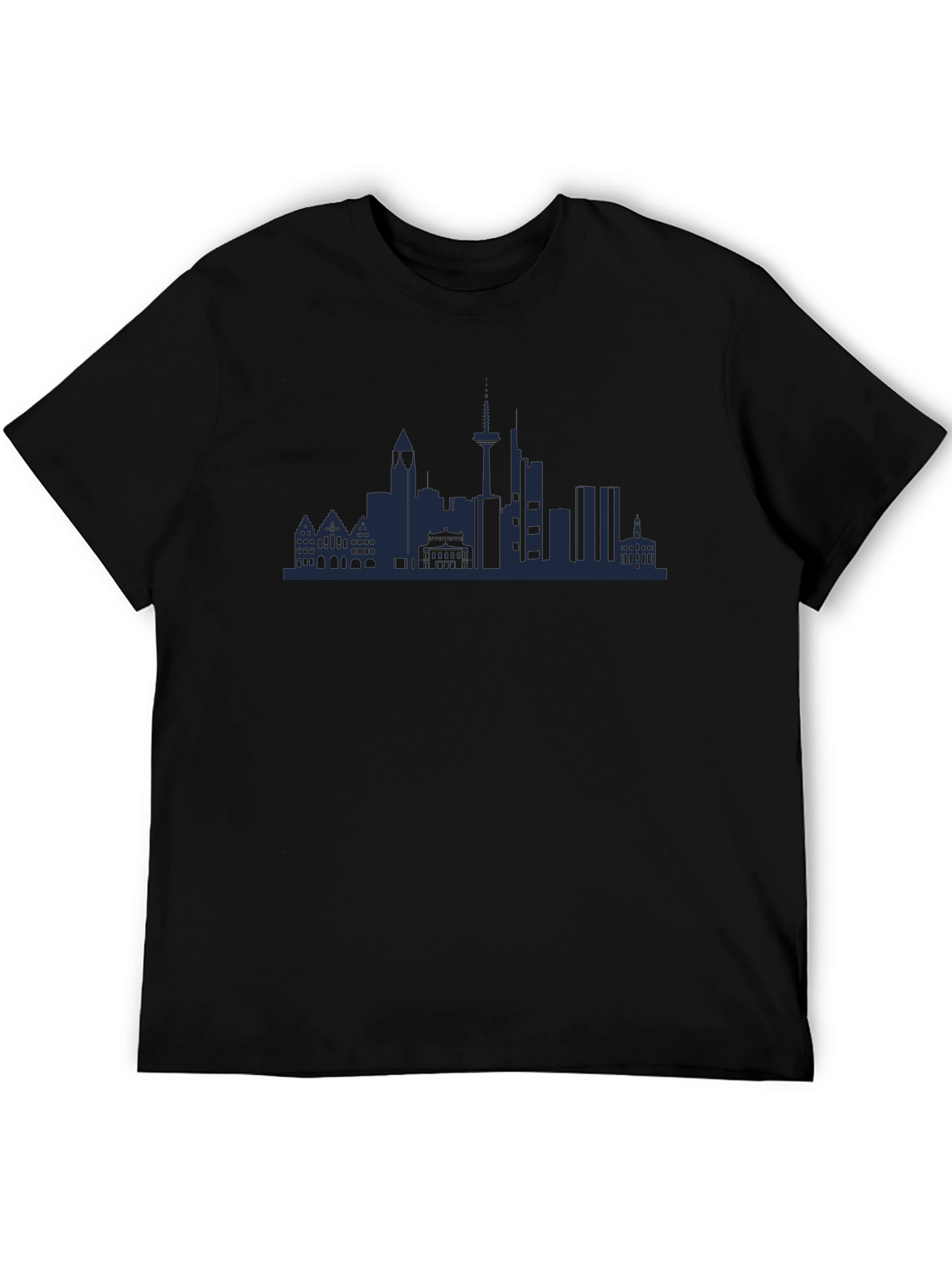 Cityscape Graphic Tee - Black