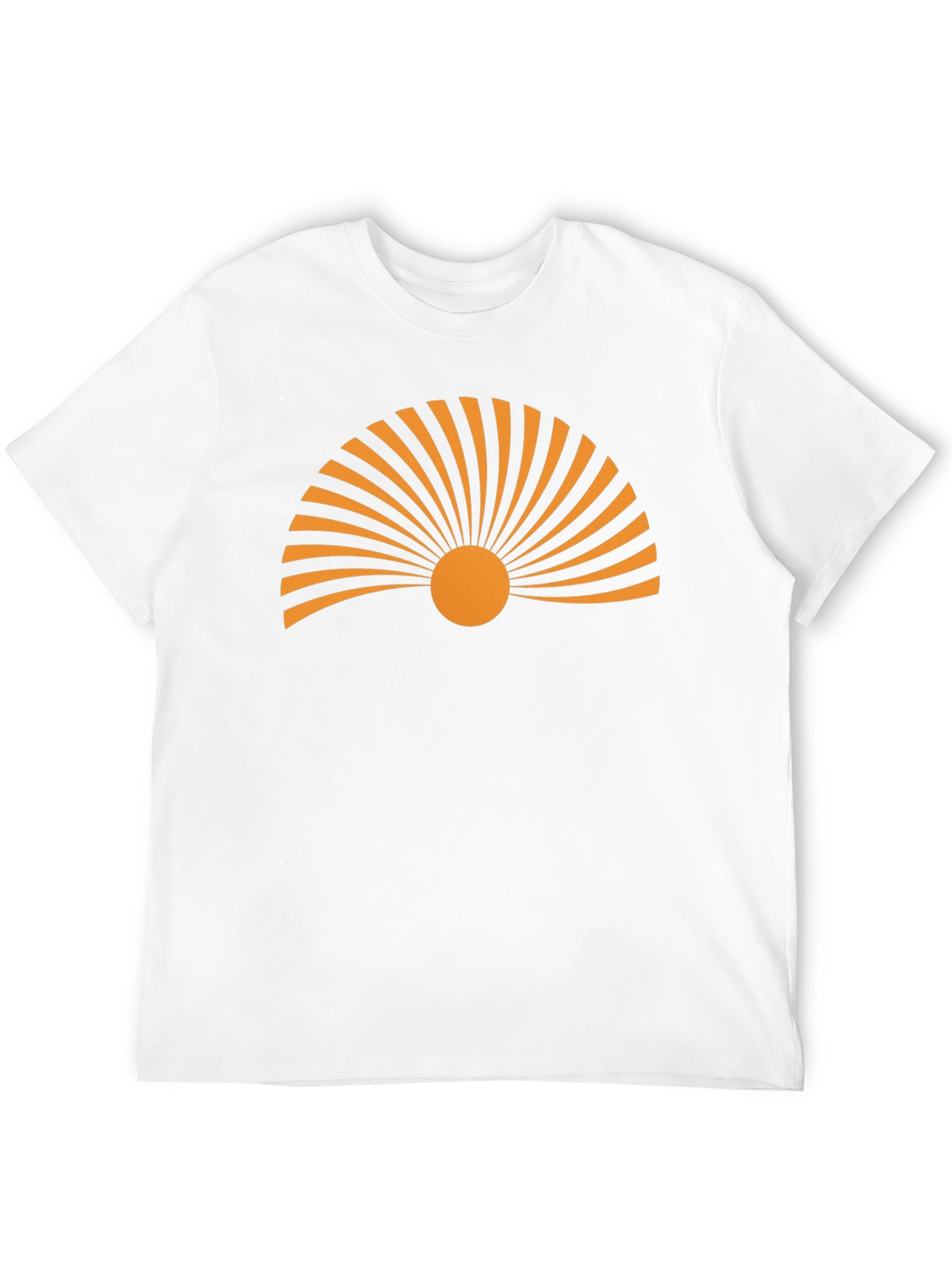 Sunrise Graphic Tee - Black Cotton T-Shirt
