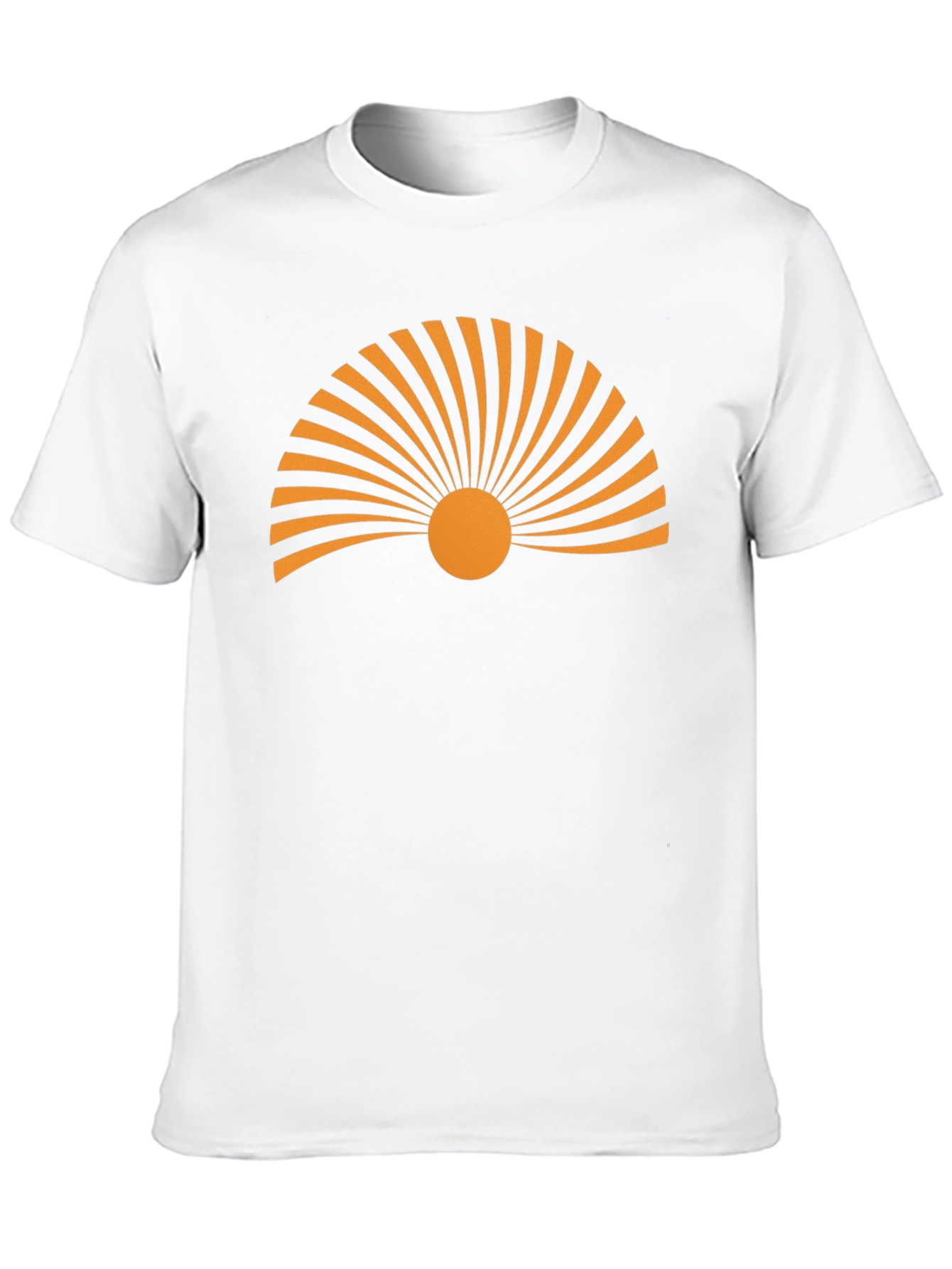 Sunrise Graphic Tee - Black Cotton T-Shirt
