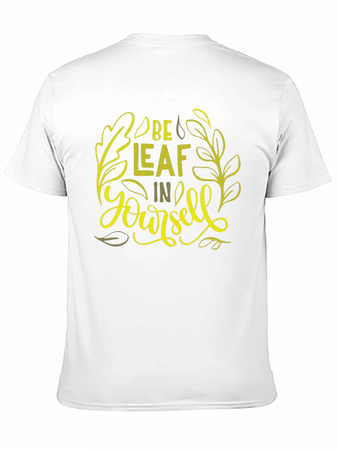 Be-Leaf In Yourself Black Graphic Tee