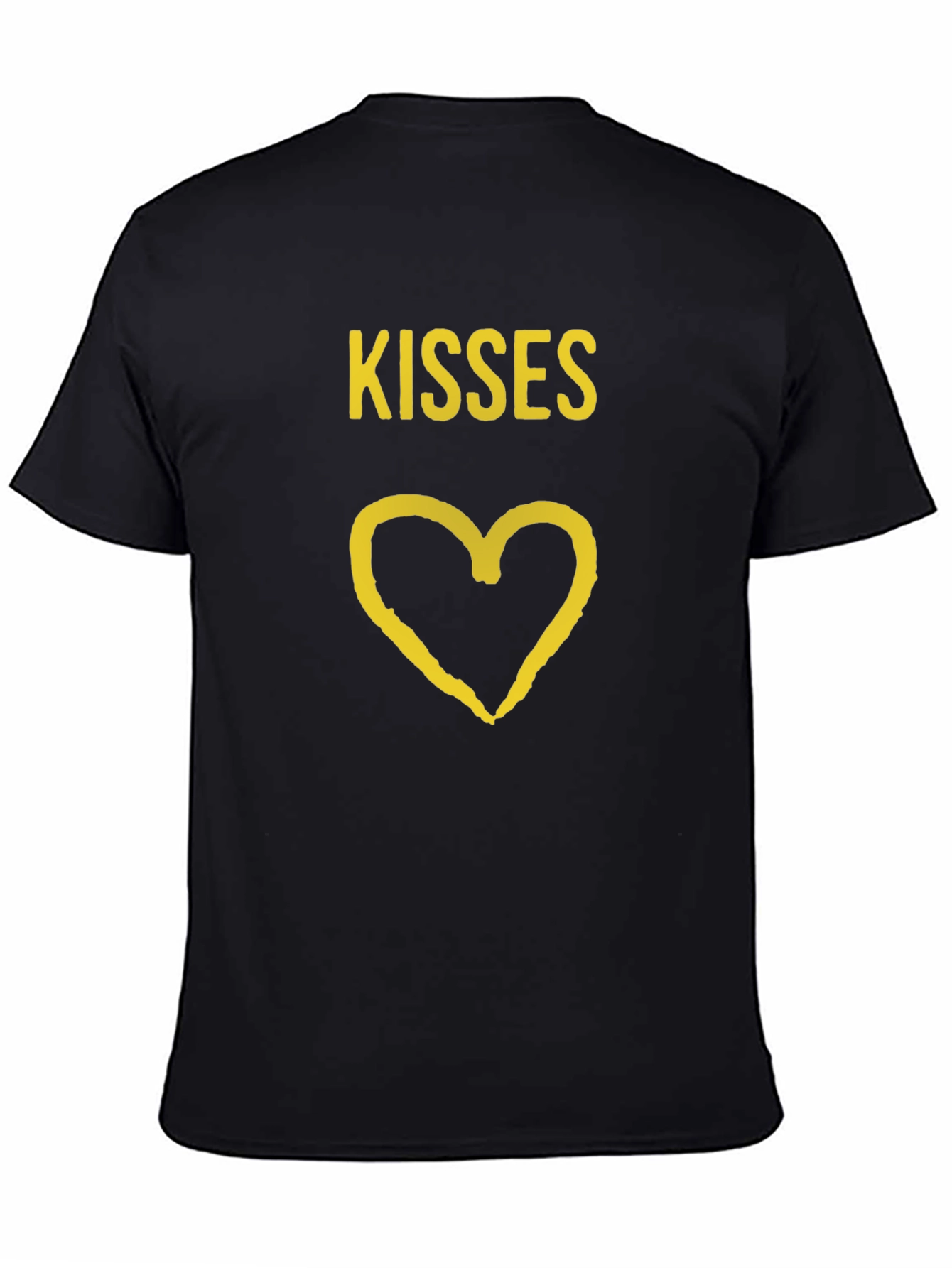 Kisses Heart Graphic T-Shirt - Stylish Casual Wear