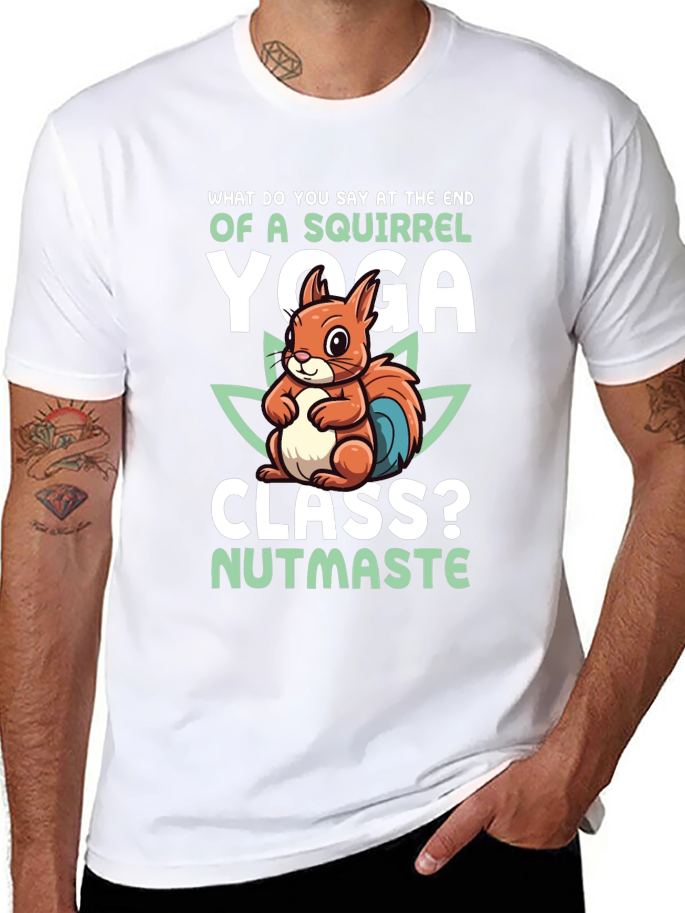 Squirrel Yoga Nutmaste T-Shirt