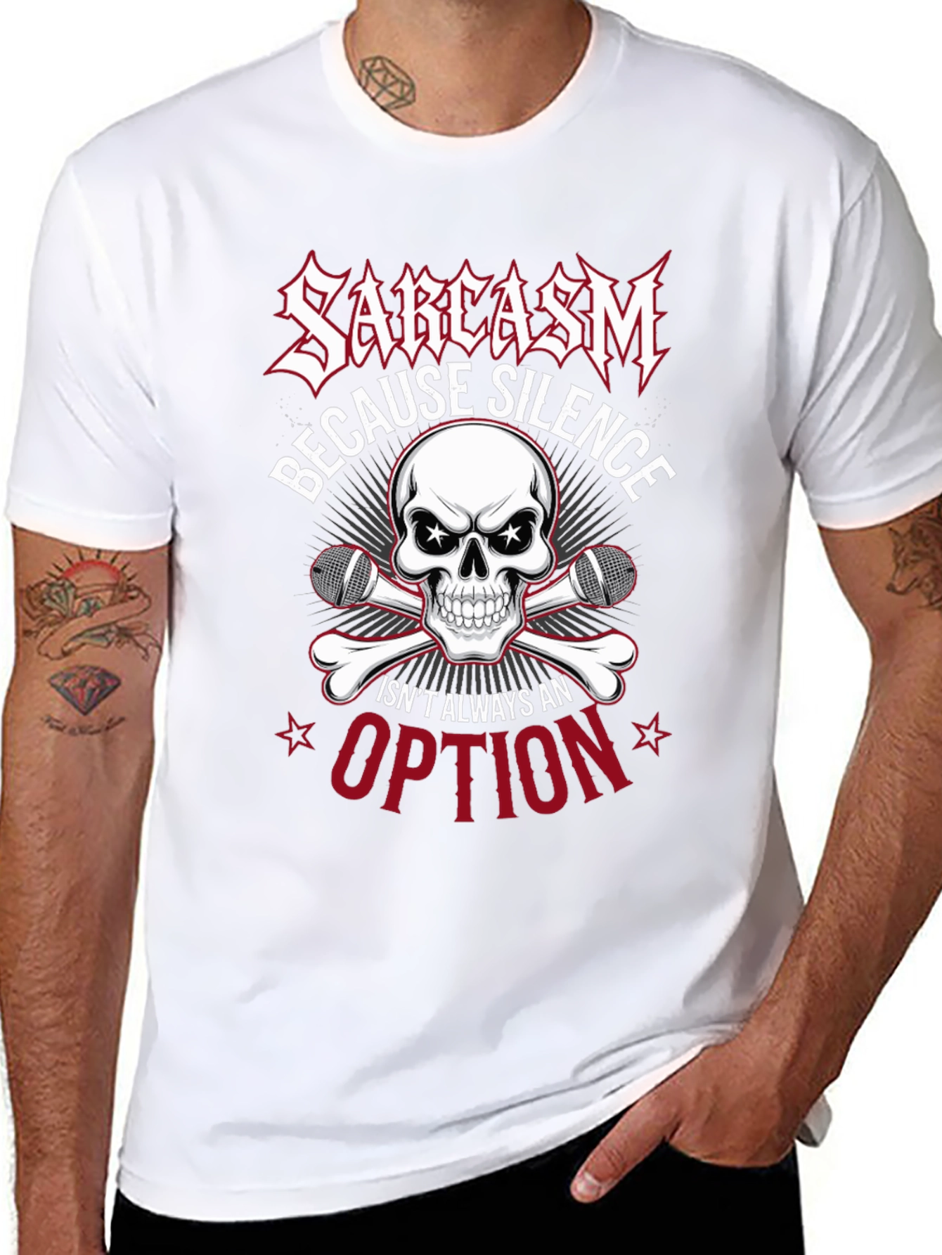 Sarcasm Skull T-Shirt