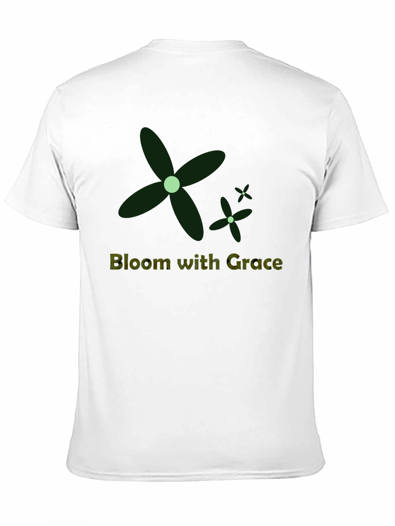 Bloom with Grace T-Shirt - Stylish Floral Design
