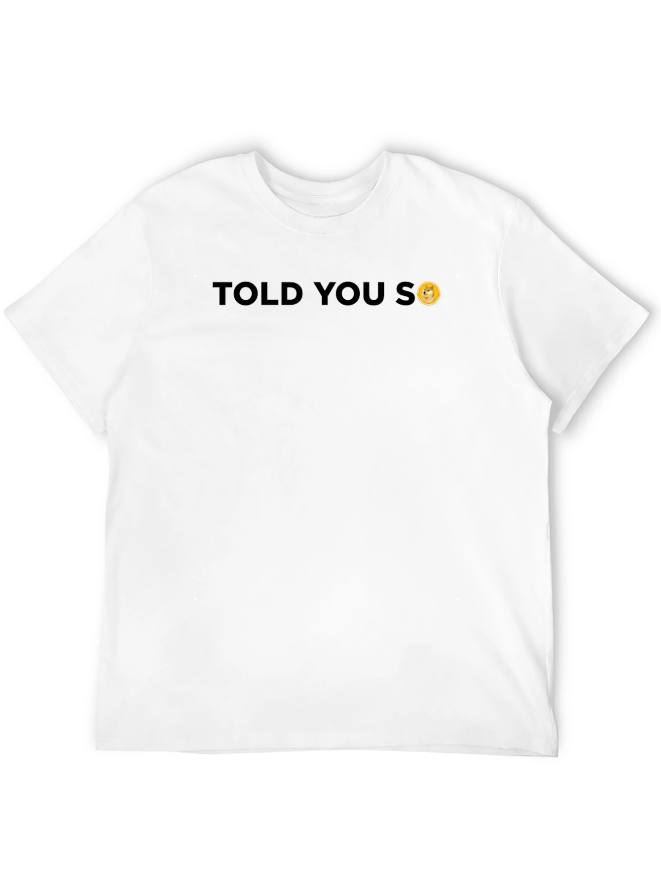 Told You So Graphic Tee - Black Cotton