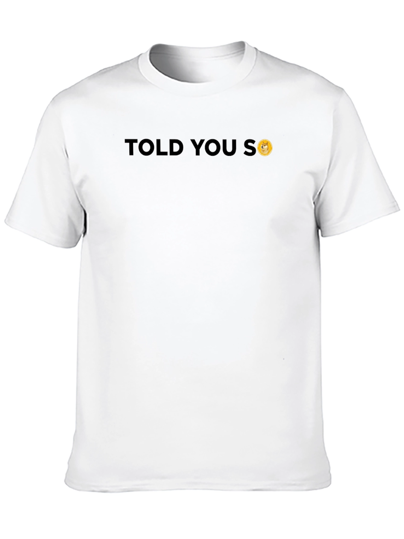 Told You So Graphic Tee - Black Cotton