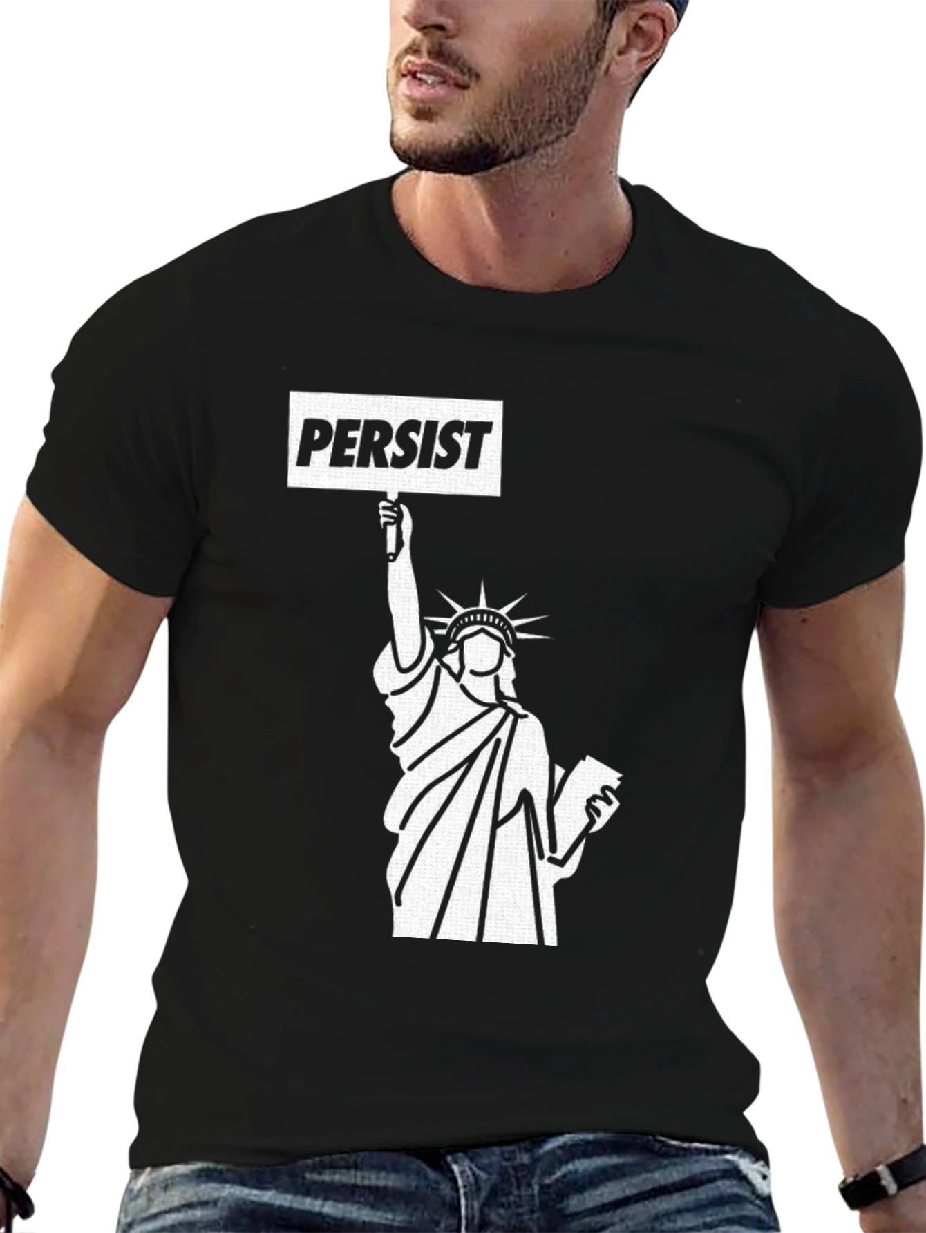 Persist Statue of Liberty Graphic Tee