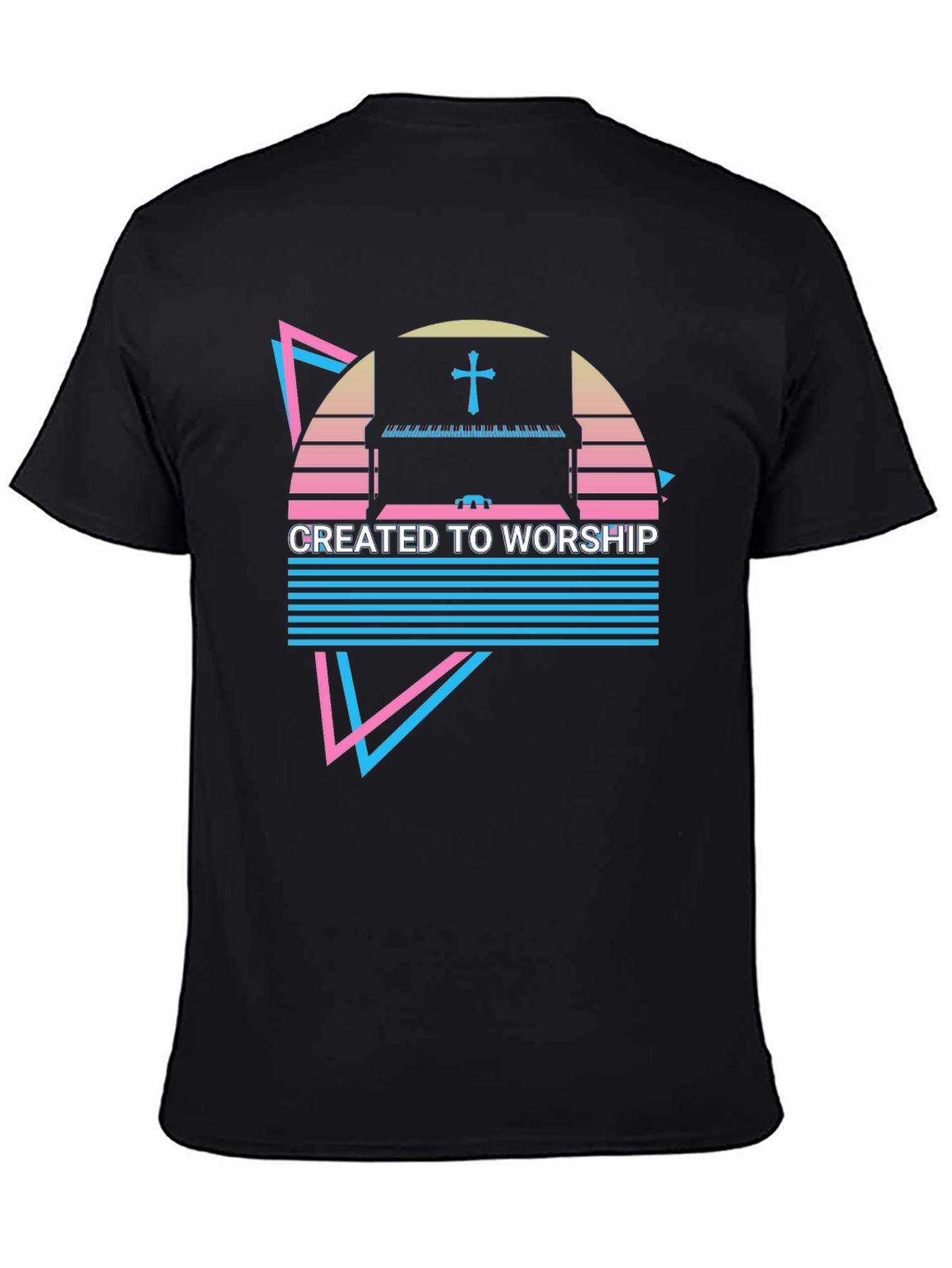 Created to Worship Piano Graphic Tee