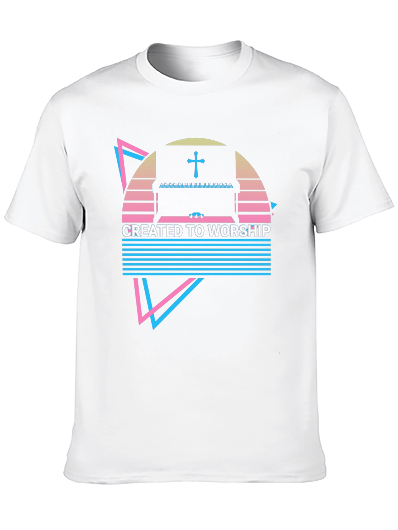 Created to Worship Piano Graphic Tee