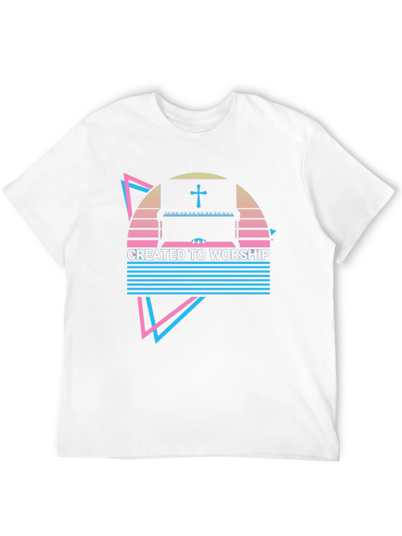 Created to Worship Piano Graphic Tee