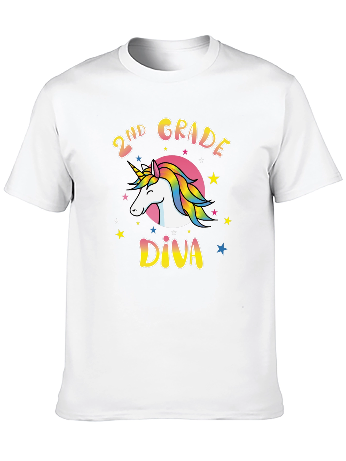 2nd Grade Diva Unicorn T-Shirt