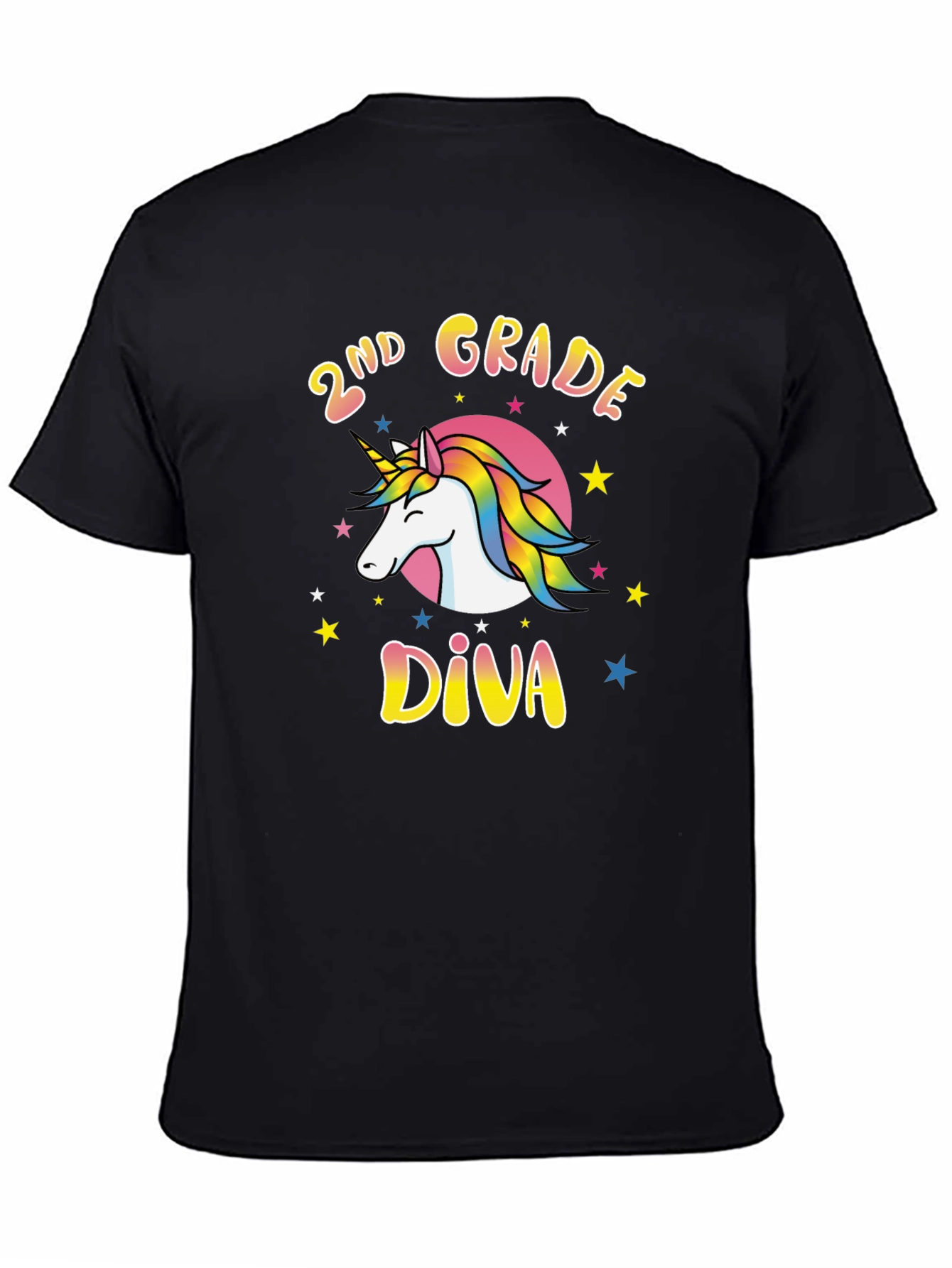 2nd Grade Diva Unicorn T-Shirt