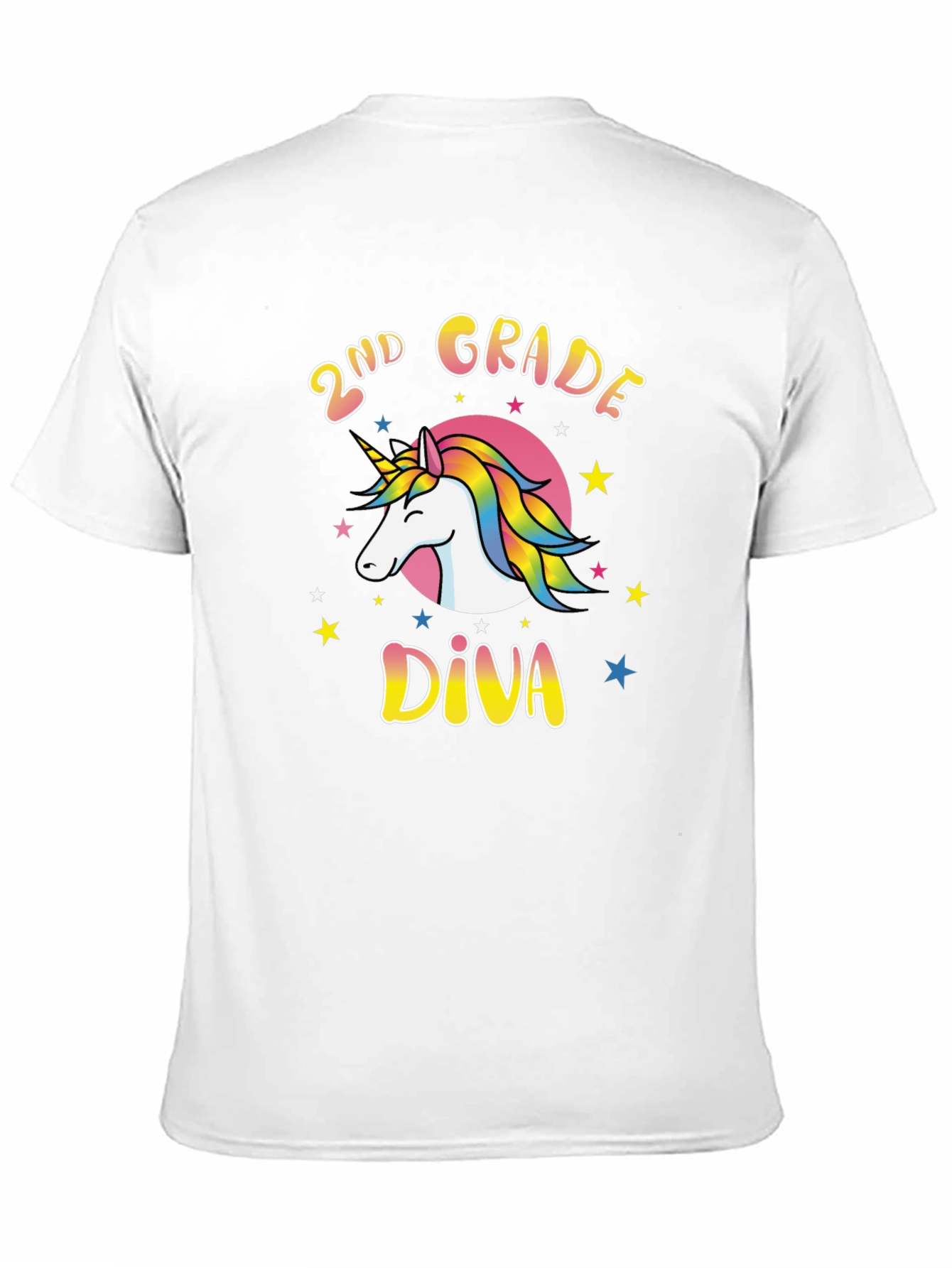 2nd Grade Diva Unicorn T-Shirt