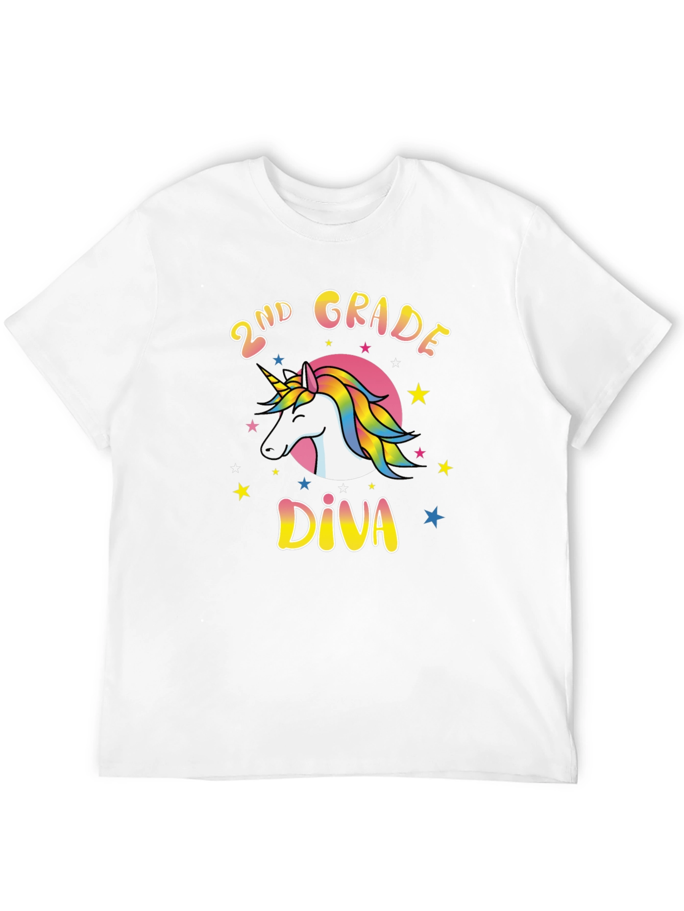 2nd Grade Diva Unicorn T-Shirt
