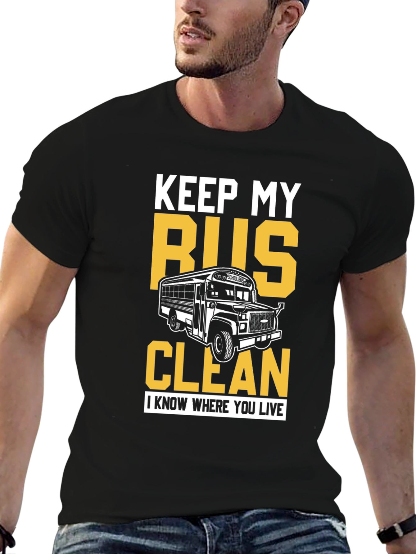 Keep My Bus Clean Graphic Tee