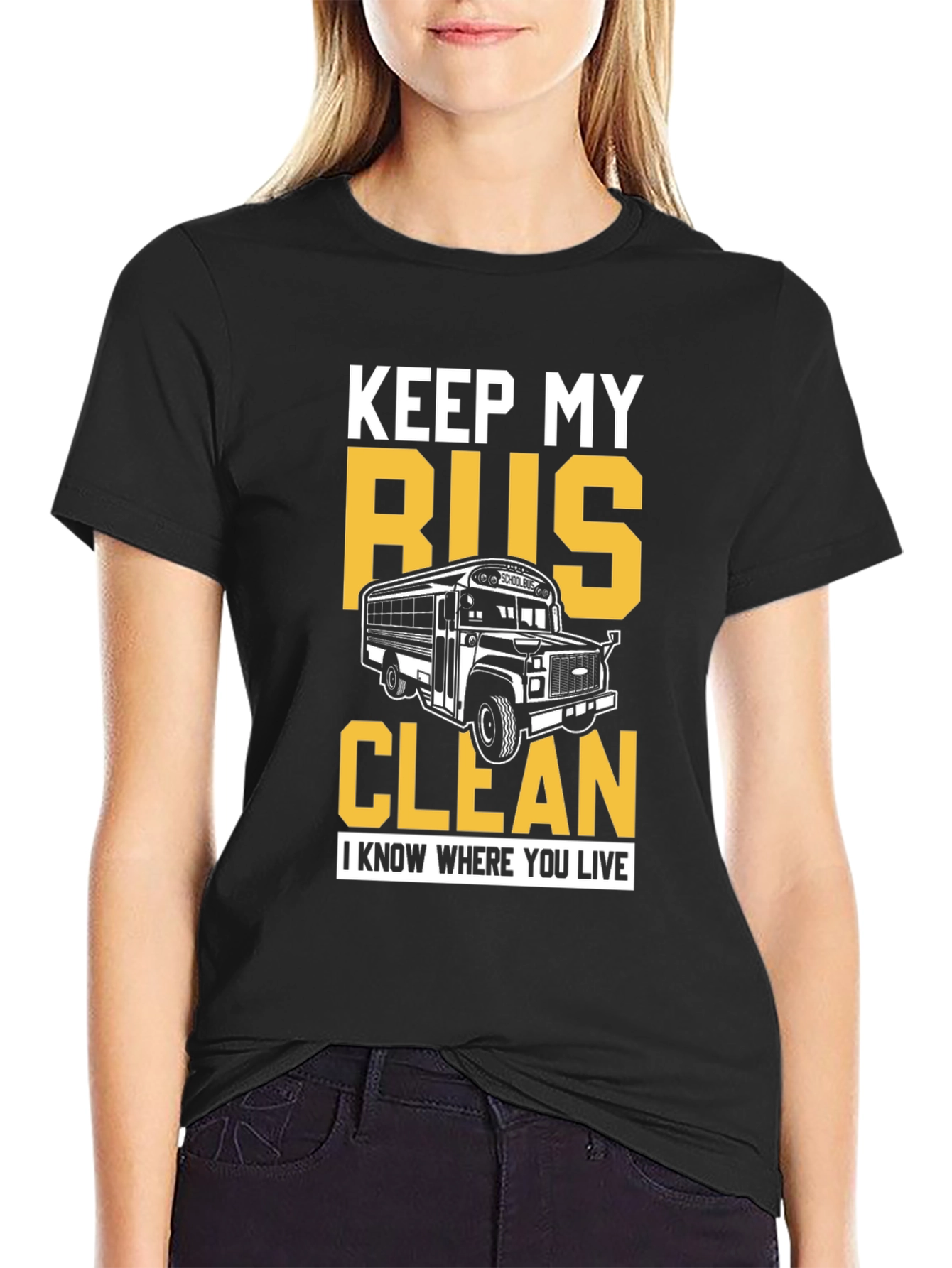 Keep My Bus Clean Graphic Tee