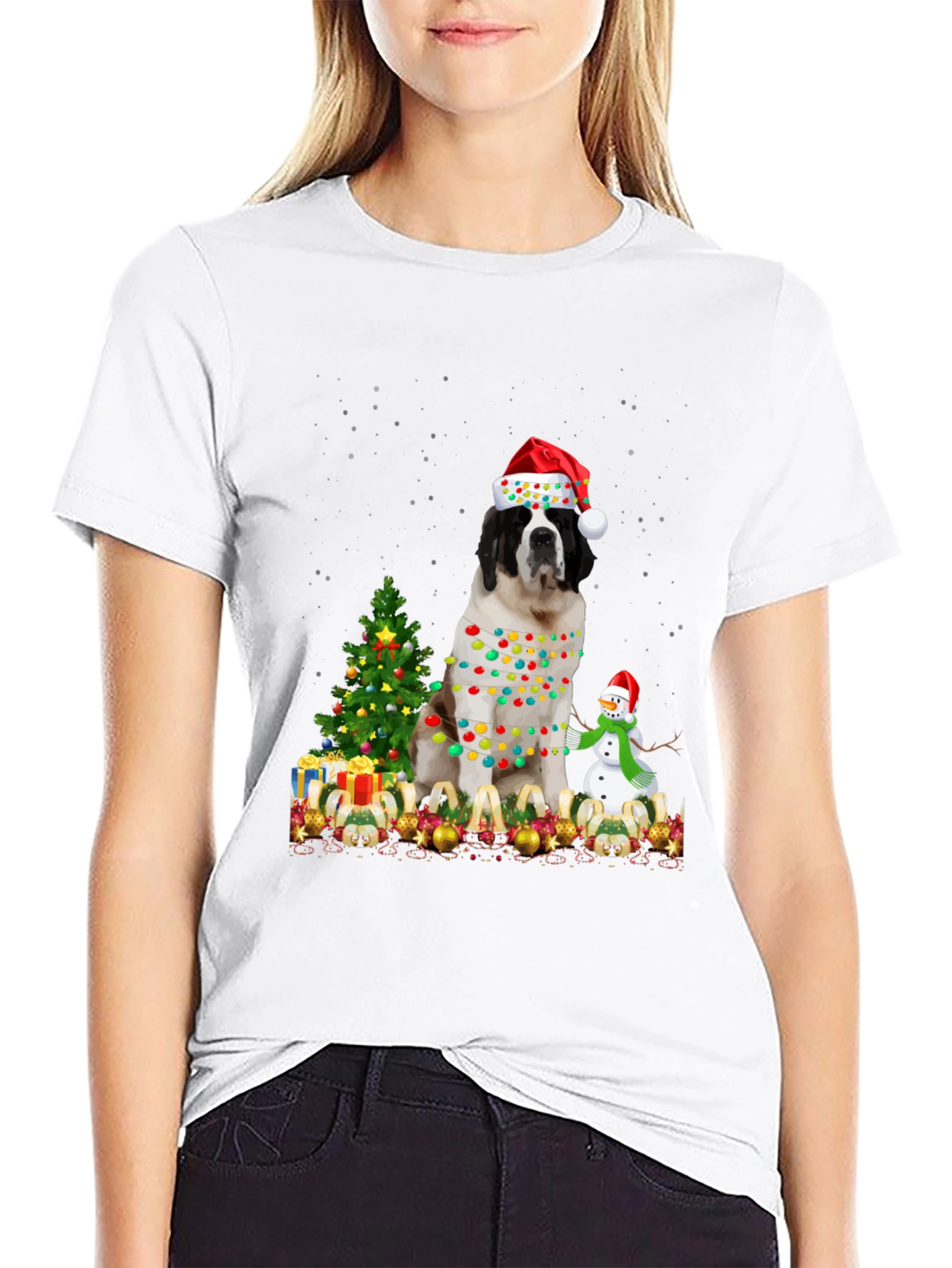 Christmas Dog T-Shirt - Holiday Apparel