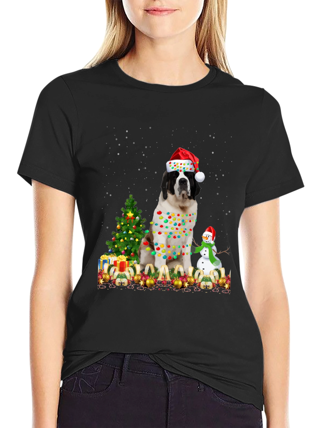 Christmas Dog T-Shirt - Holiday Apparel