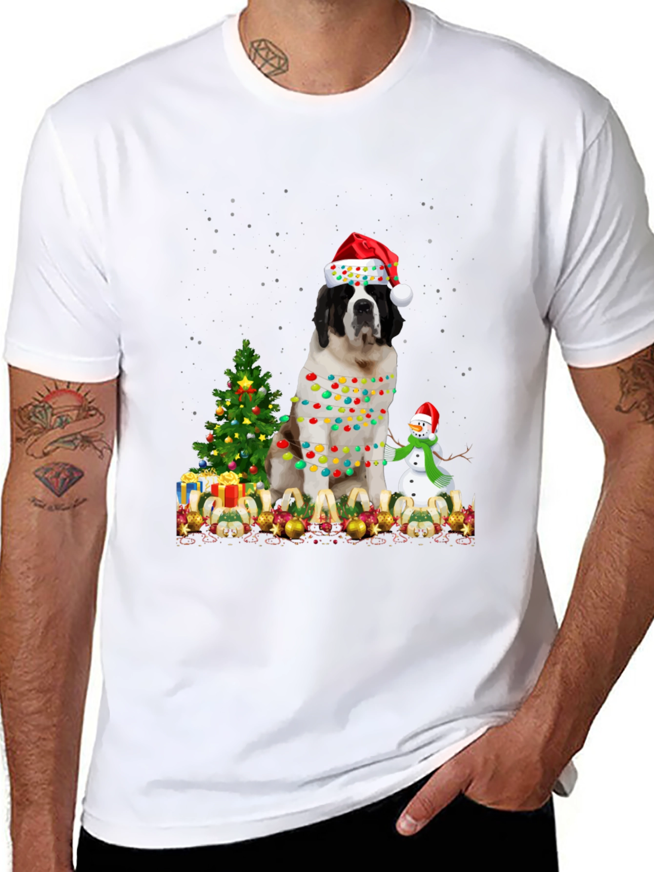 Christmas Dog T-Shirt - Holiday Apparel