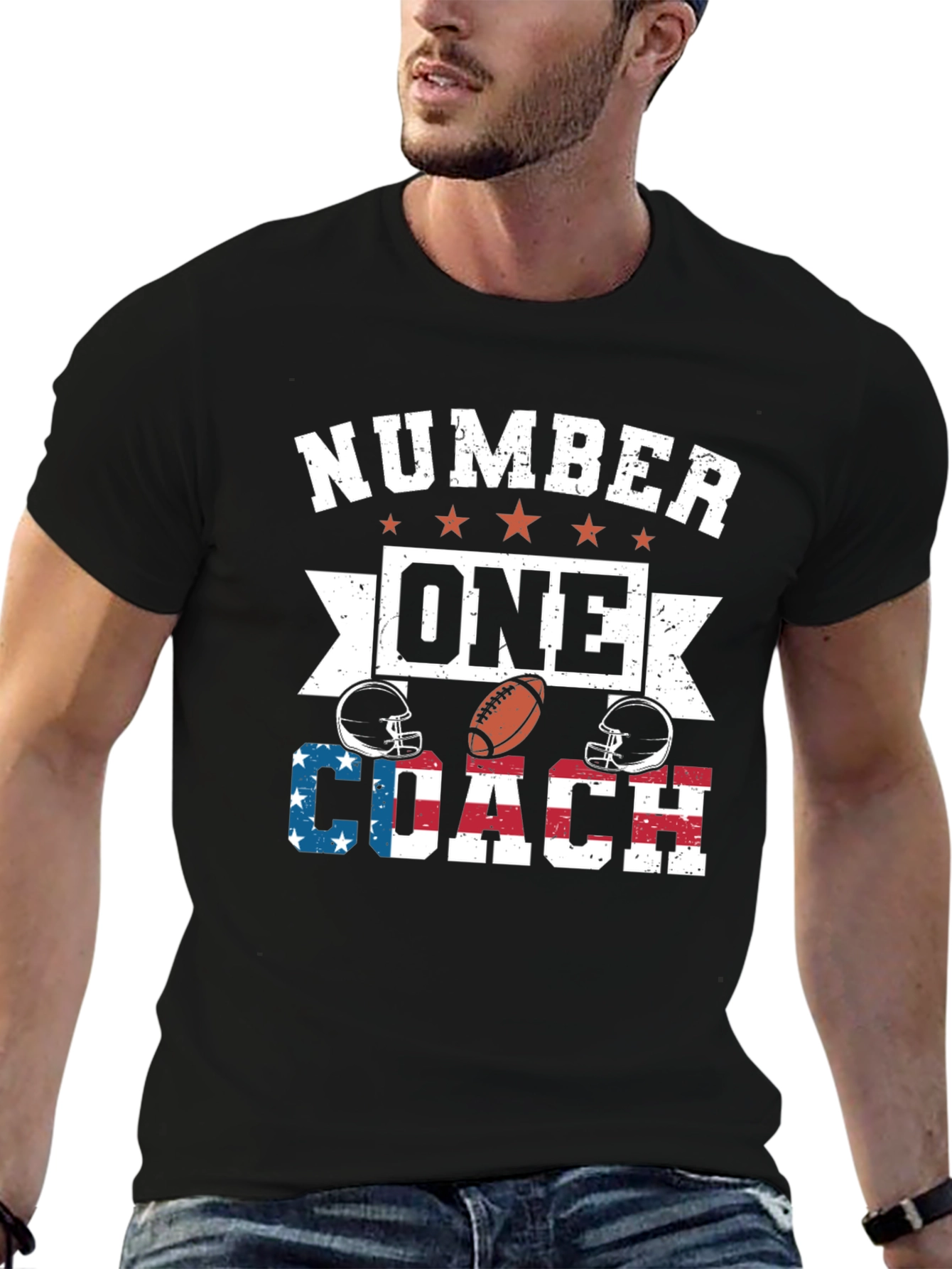 Number One Football Coach T-Shirt