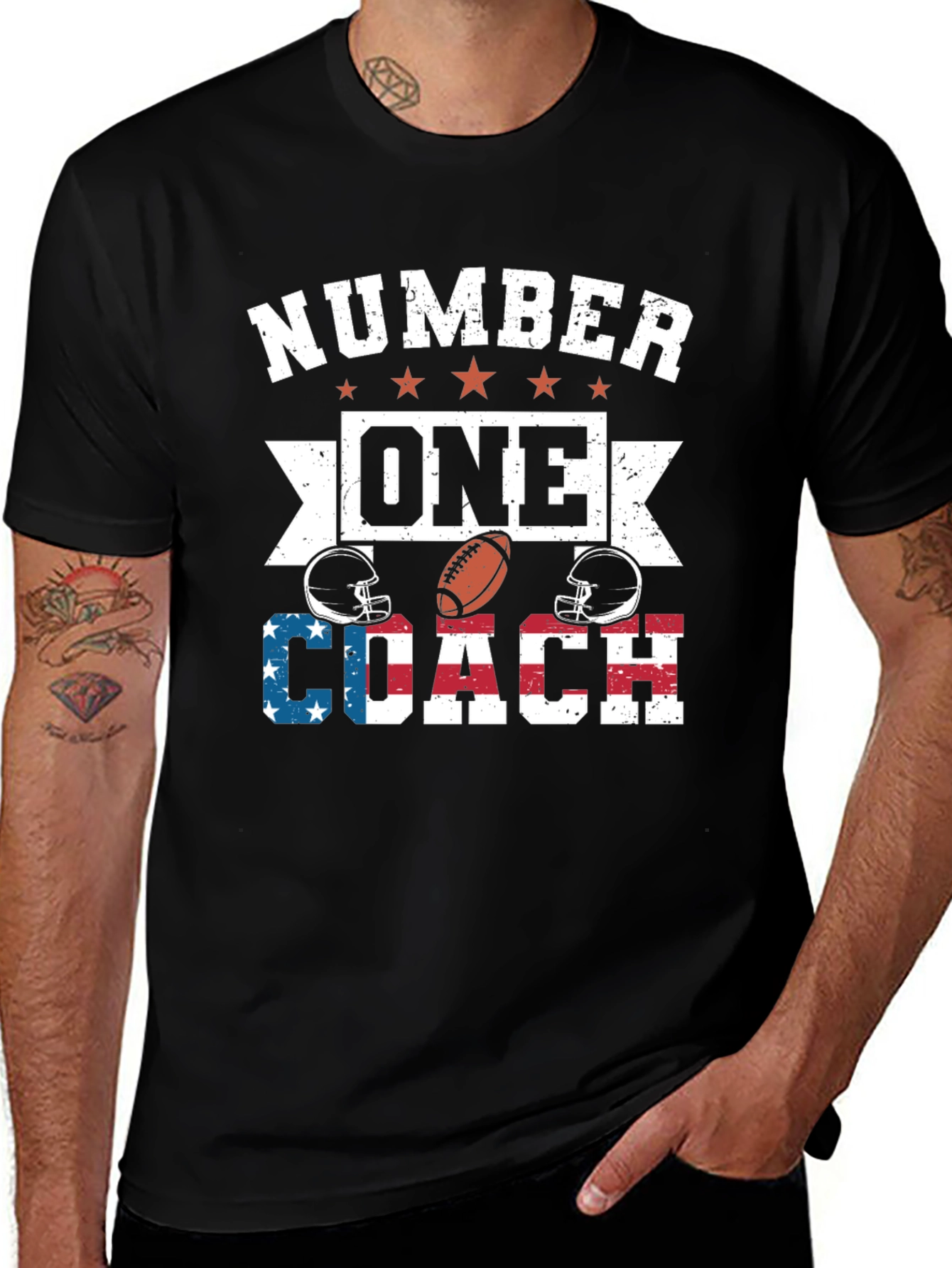Number One Football Coach T-Shirt