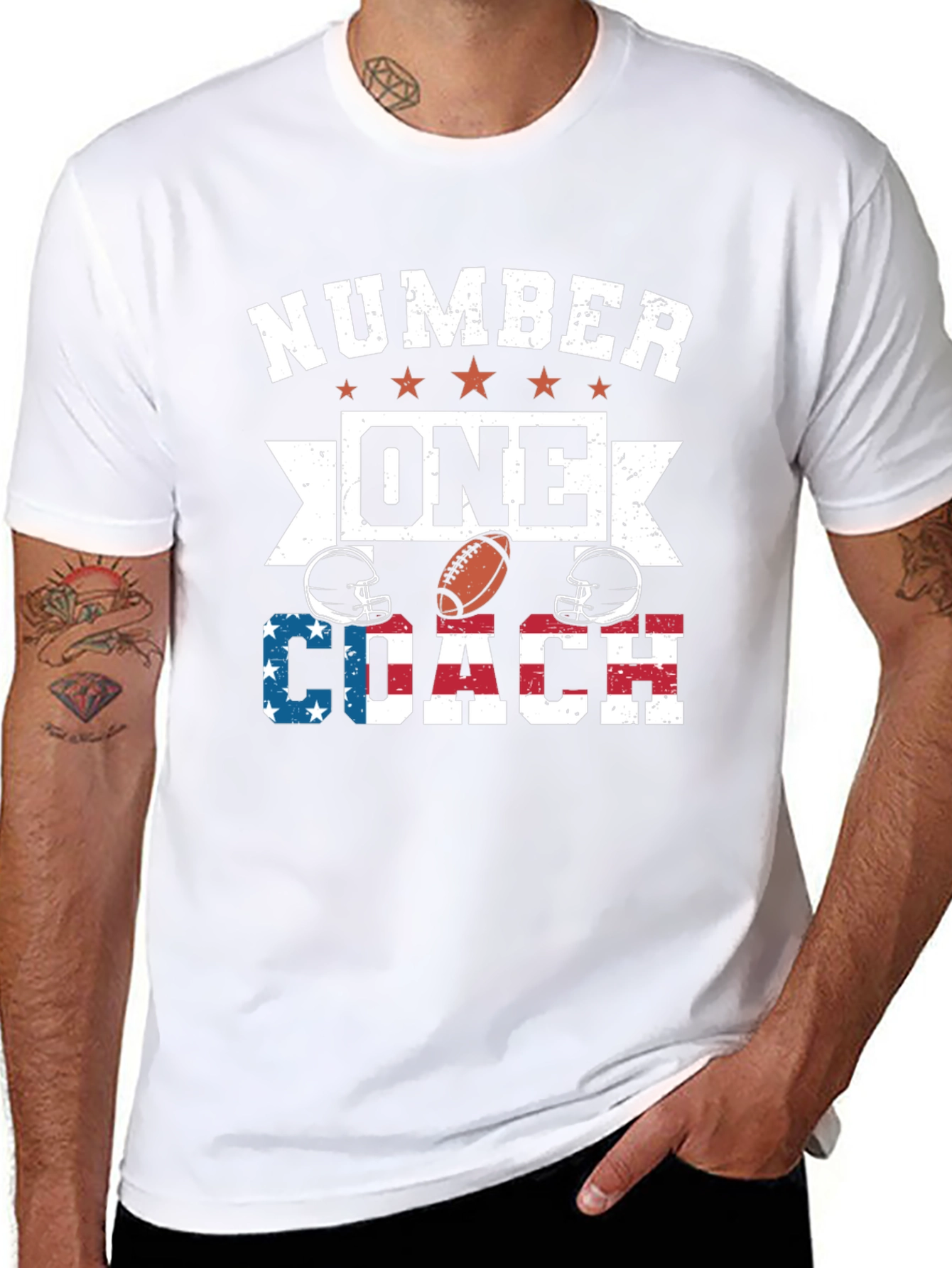 Number One Football Coach T-Shirt