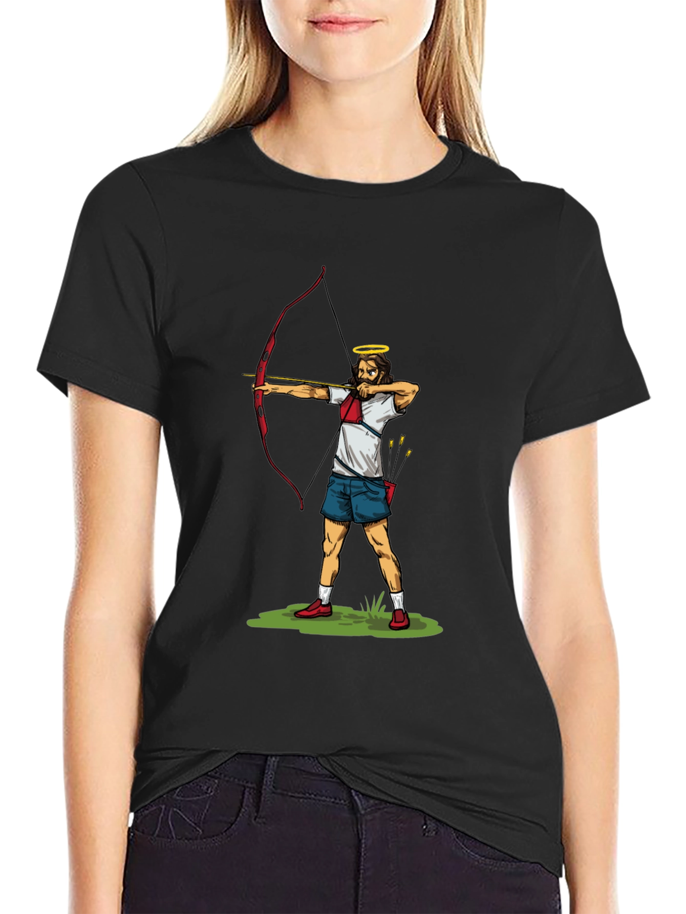 Archery Angel T-Shirt - Cool Graphic Tee