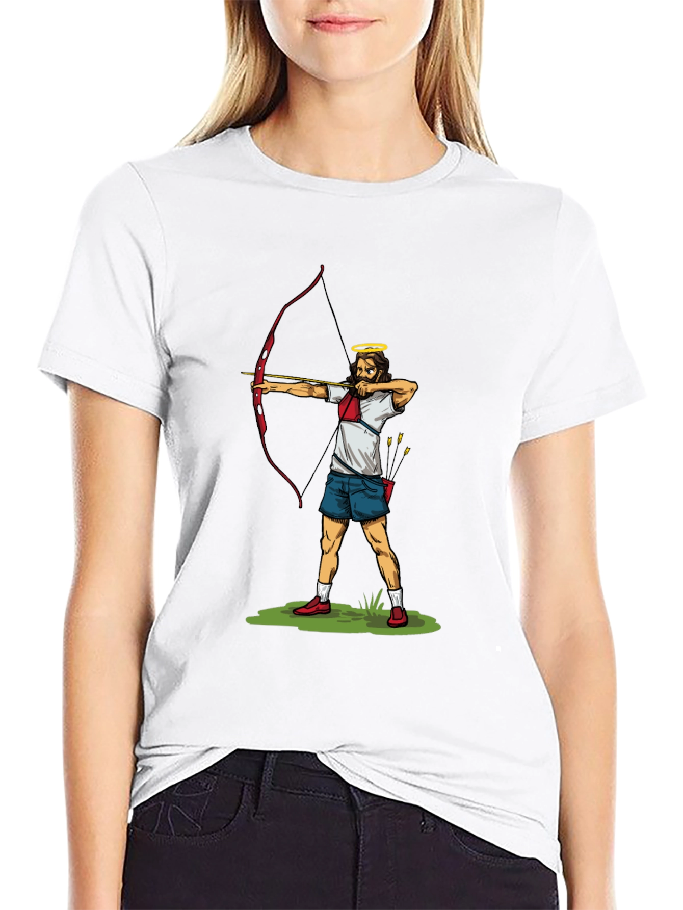 Archery Angel T-Shirt - Cool Graphic Tee