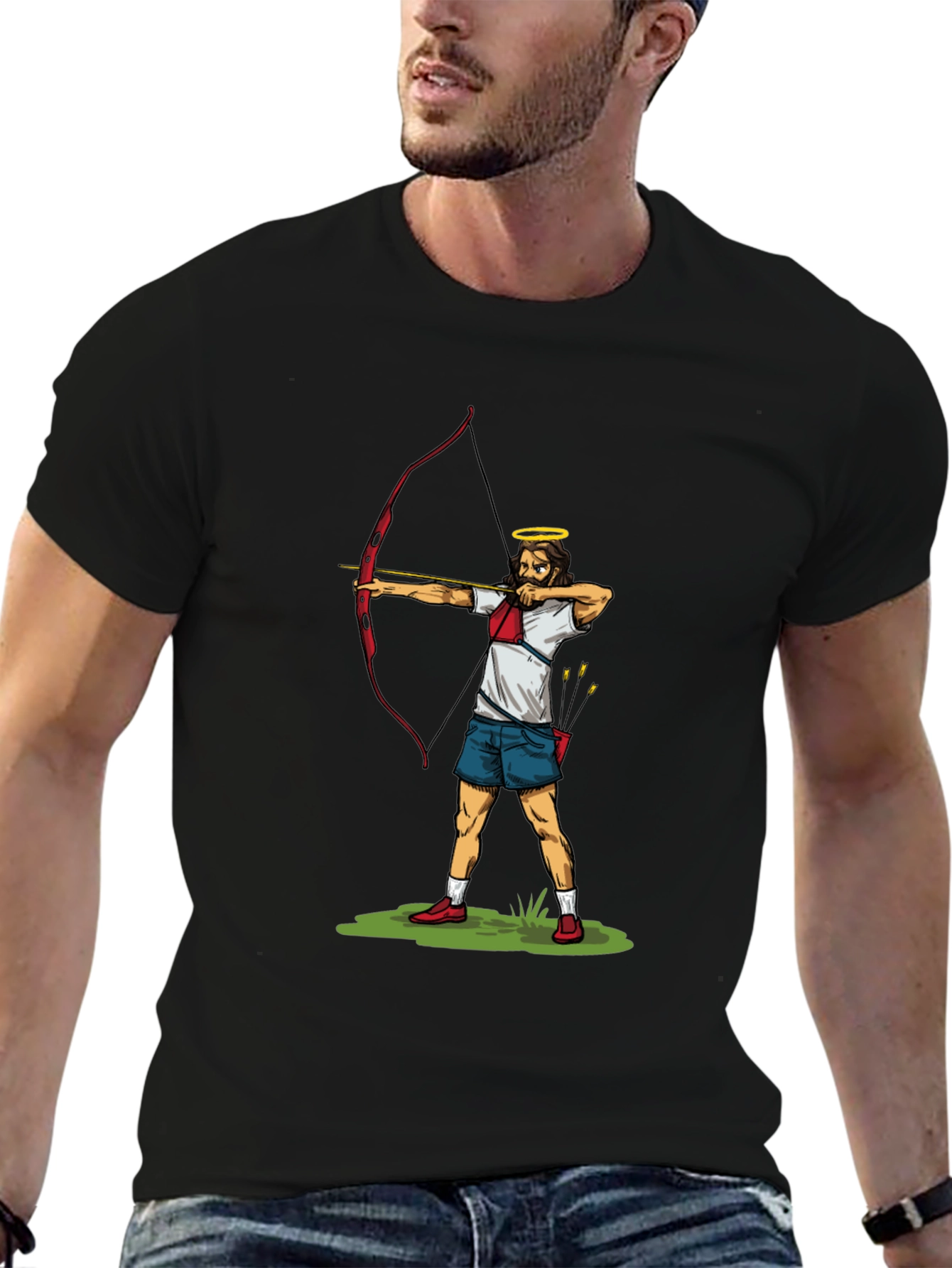 Archery Angel T-Shirt - Cool Graphic Tee