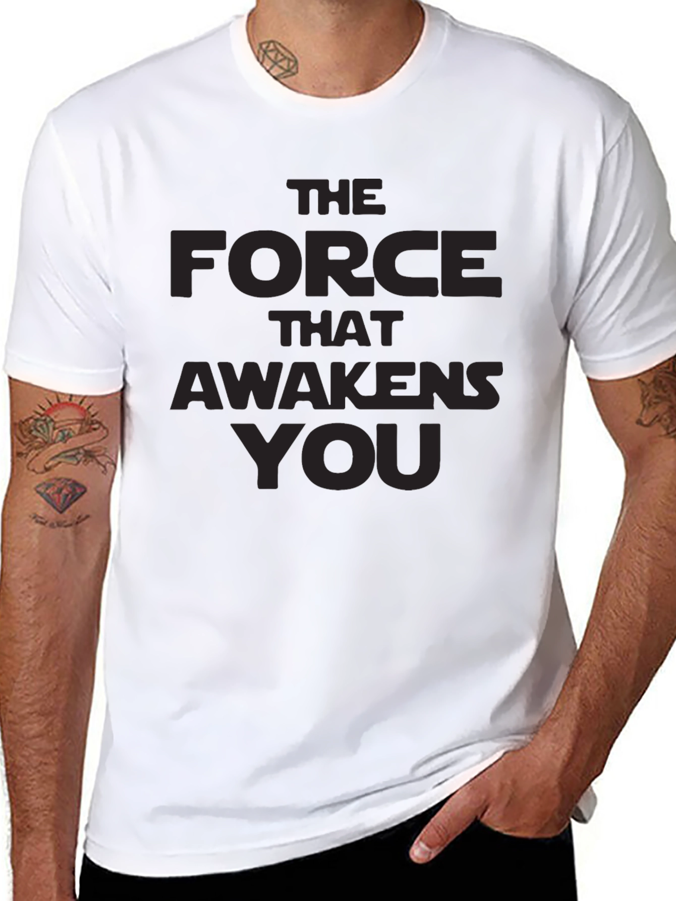 The Force Awakens You Black T-Shirt