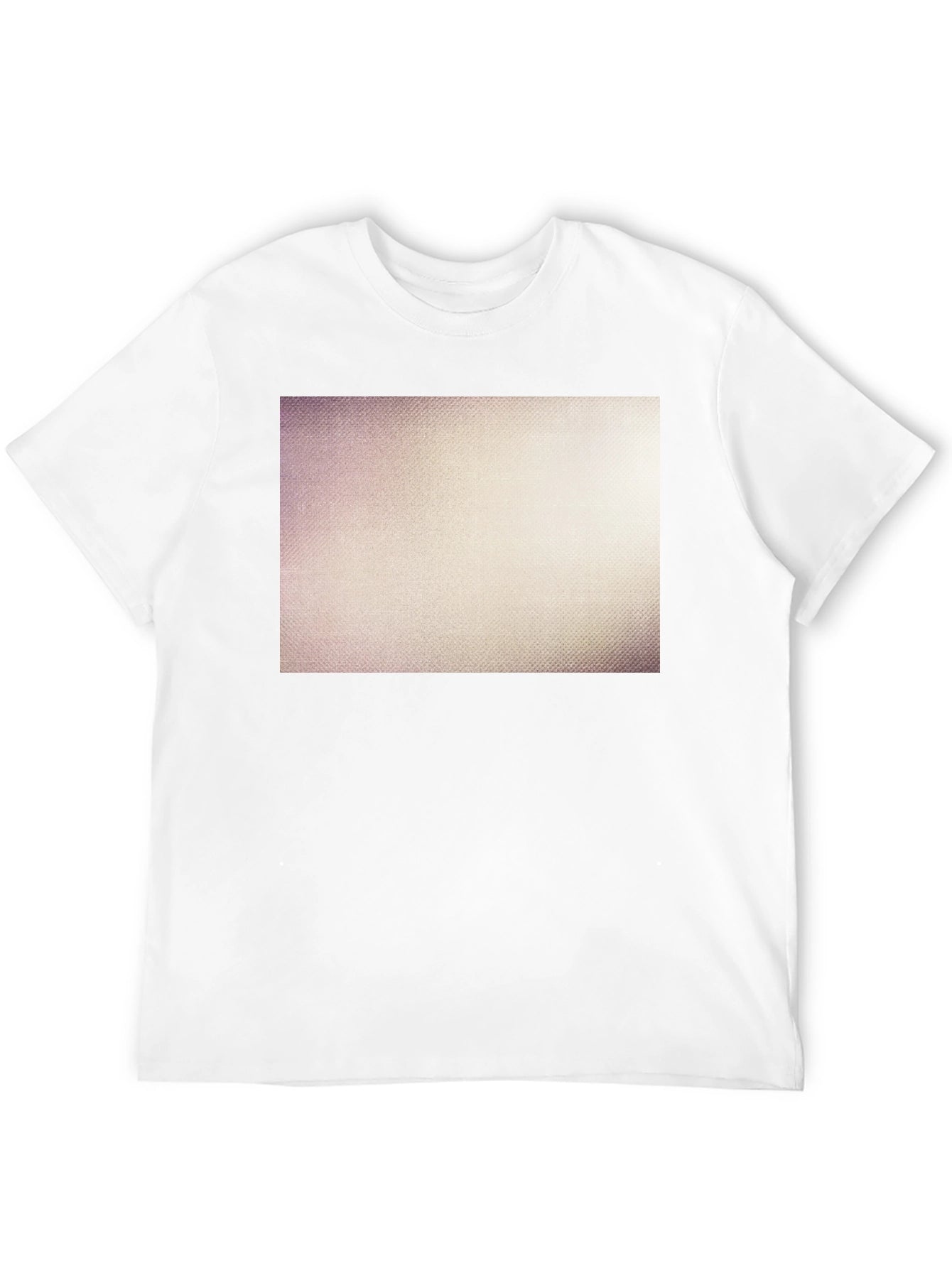 Mens Black Crew Neck T-Shirt with Textured Design