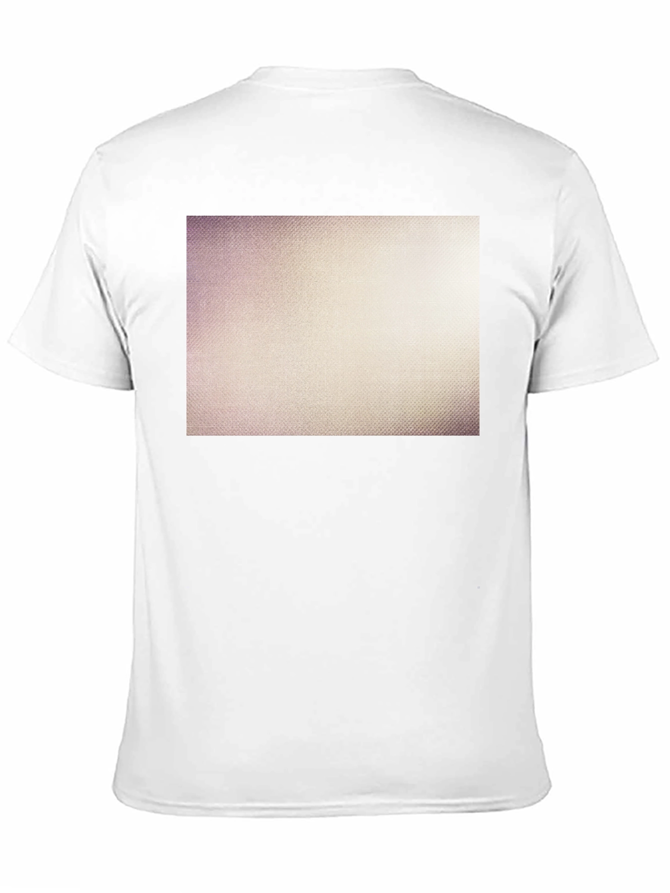 Mens Black Crew Neck T-Shirt with Textured Design