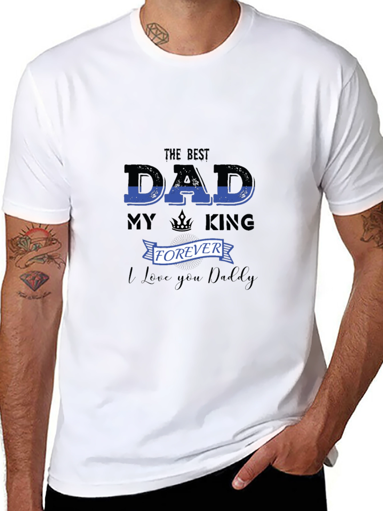 Best Dad Ever Graphic Tee - Fathers Day Gift